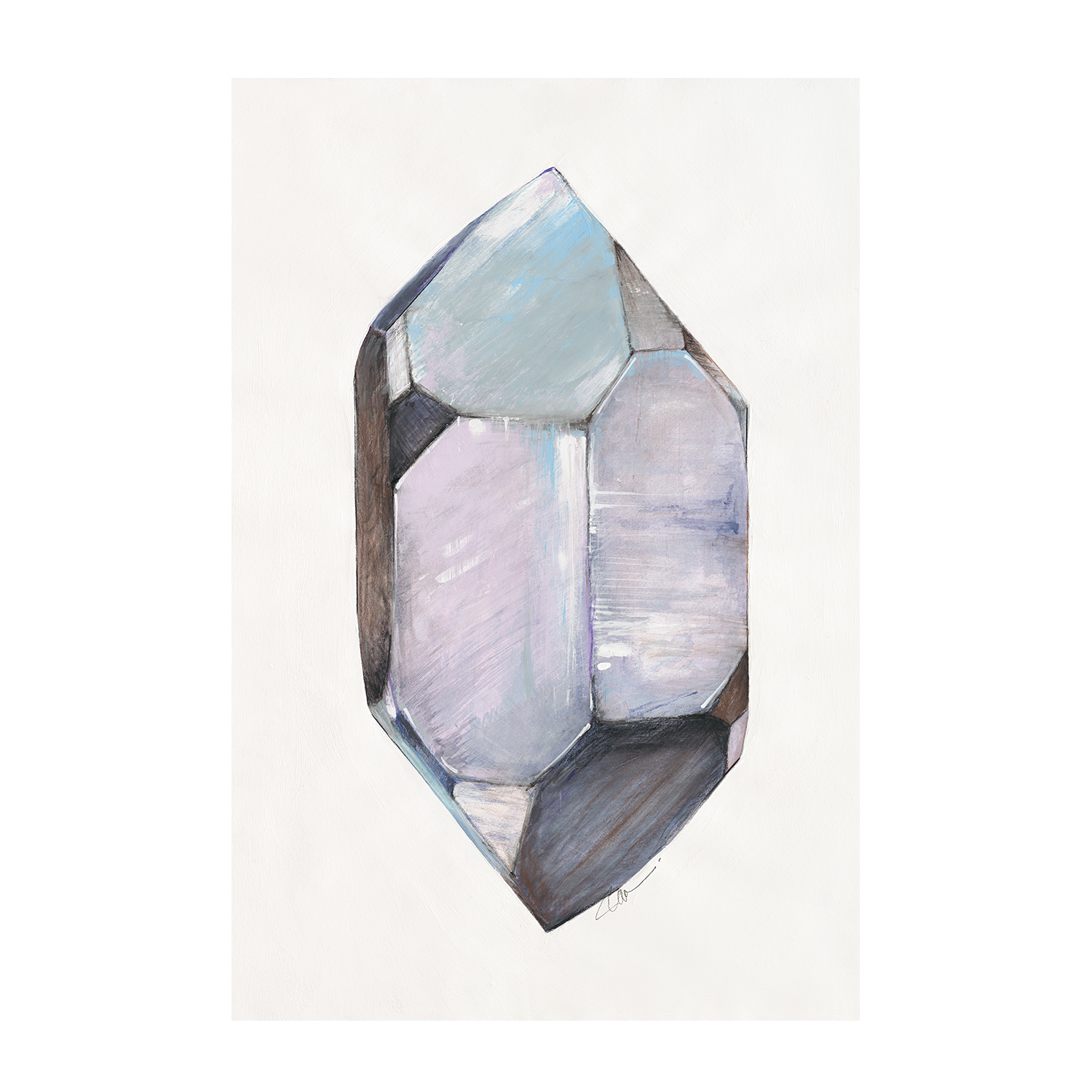 wall-art-print-canvas-poster-framed-Healing Crystal & Crystal Reflection, Set Of 2 , By Filippoloco-8