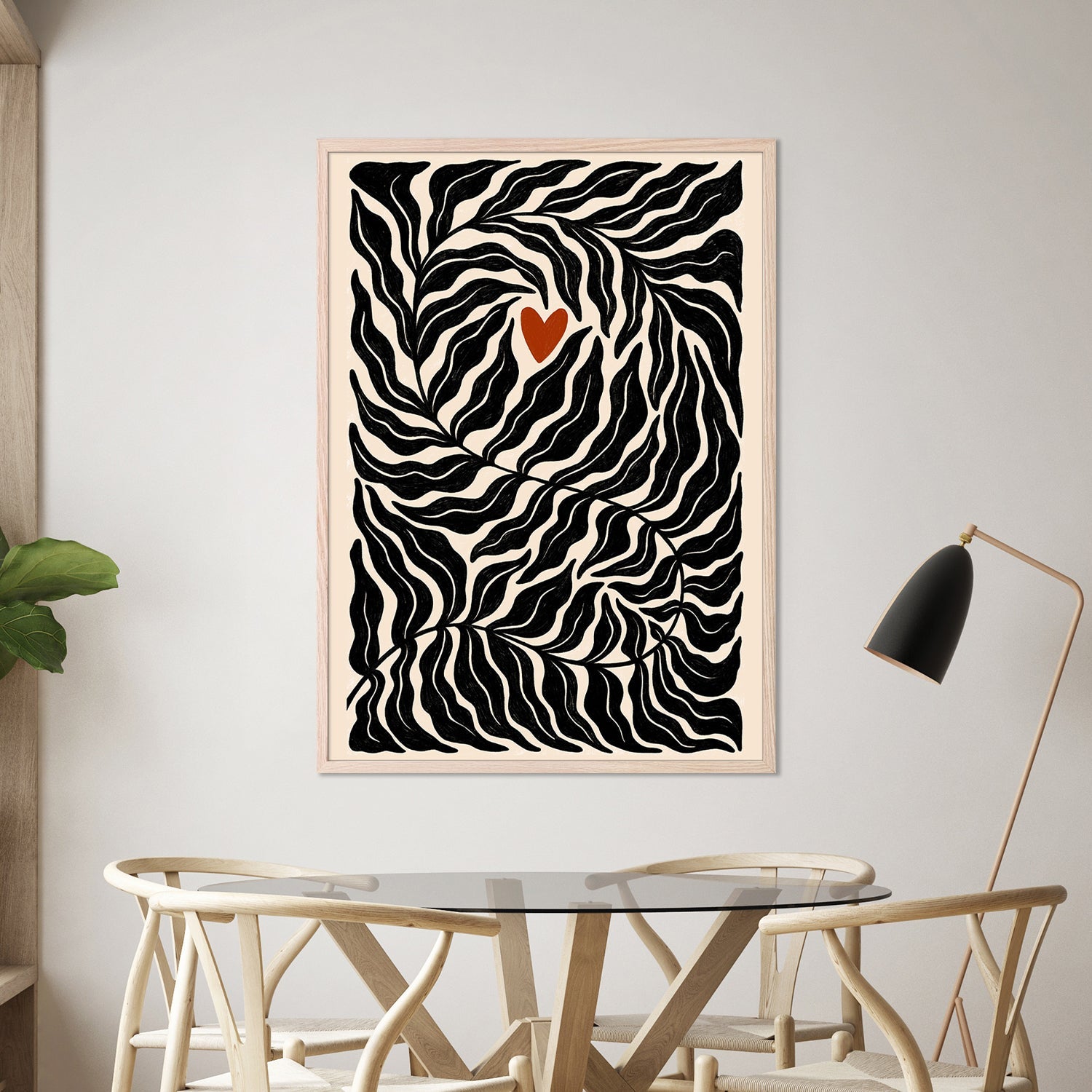 wall-art-print-canvas-poster-framed-Heart-2