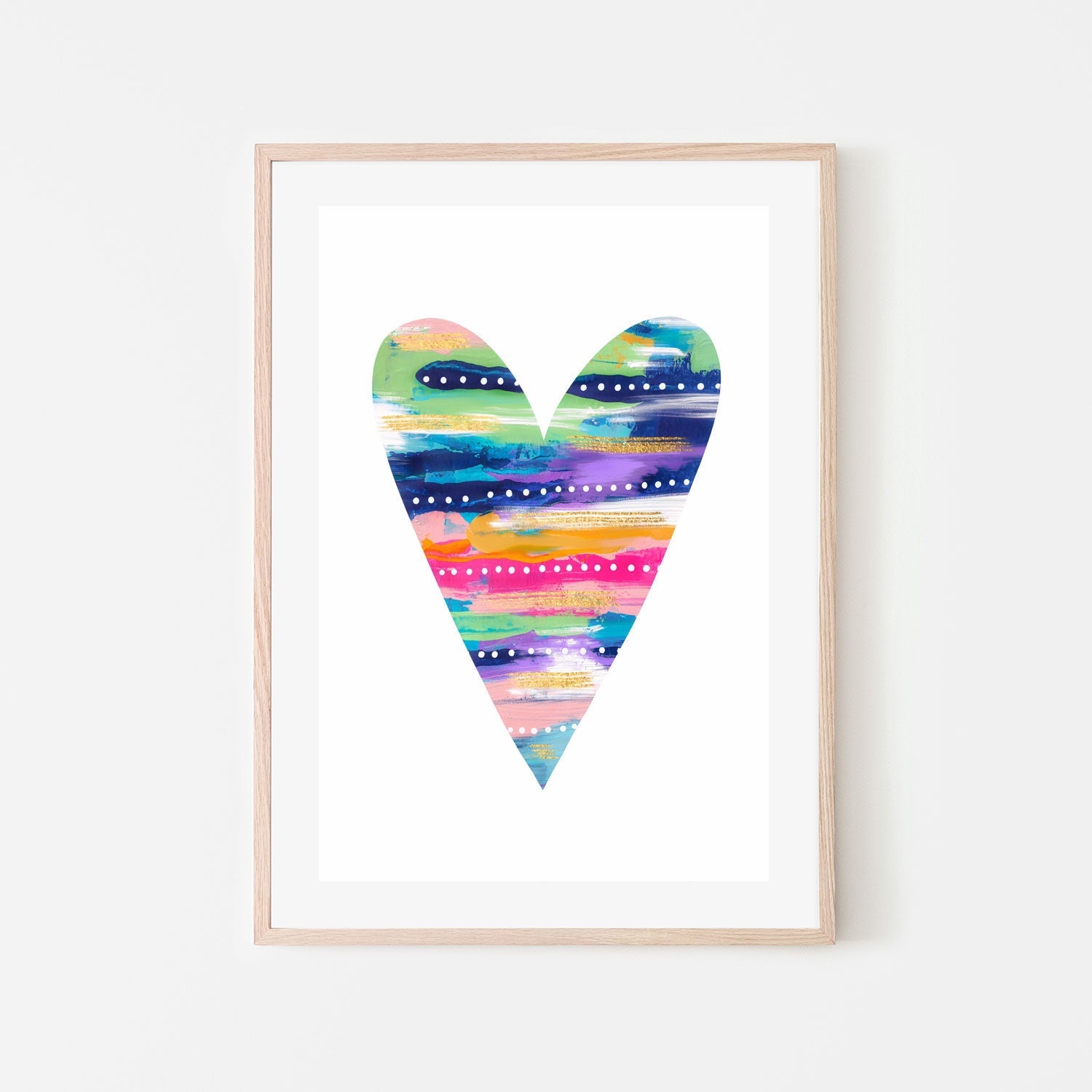 wall-art-print-canvas-poster-framed-Heart, Style B , By Lisa Nohren-6