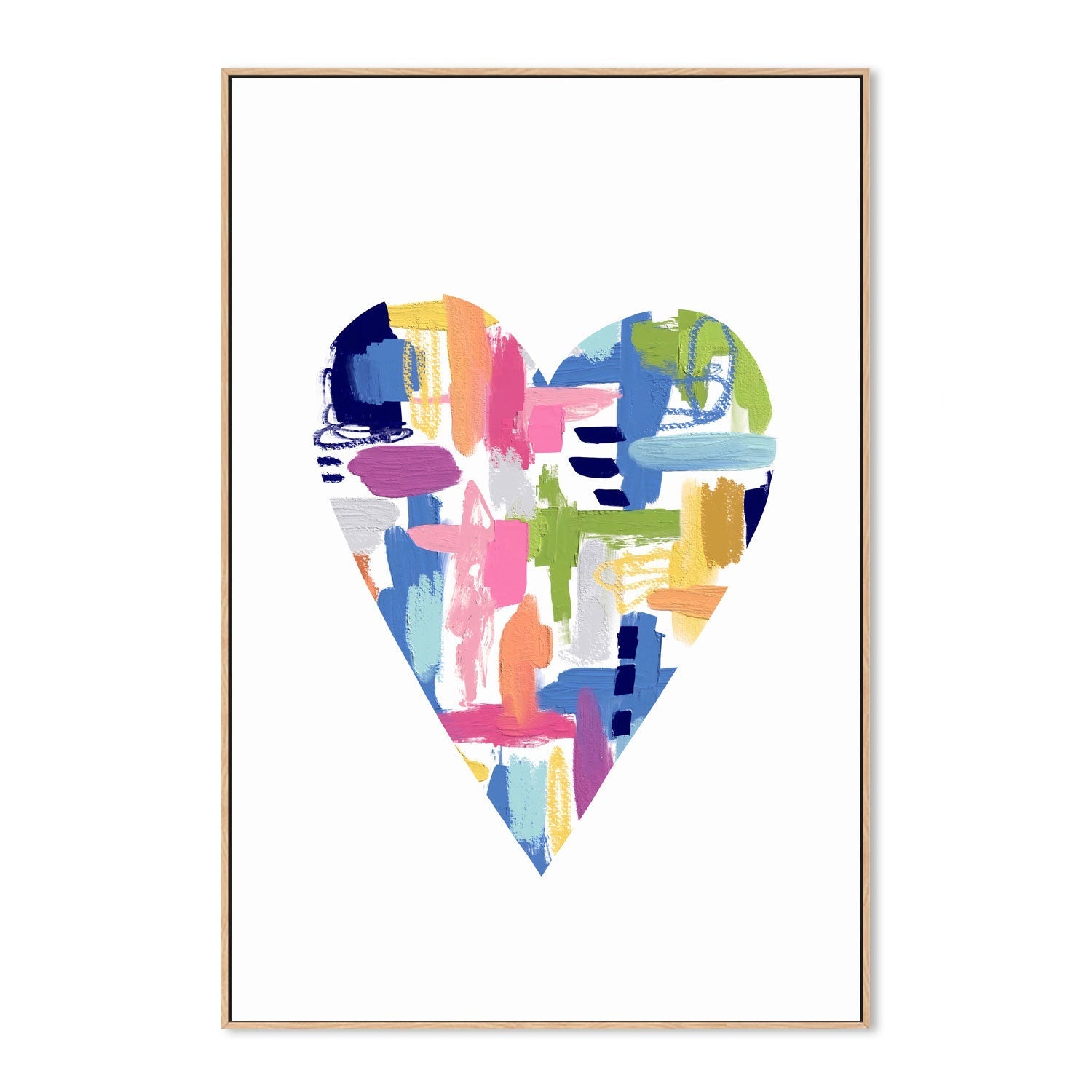 wall-art-print-canvas-poster-framed-Heart, Style C , By Lisa Nohren-4