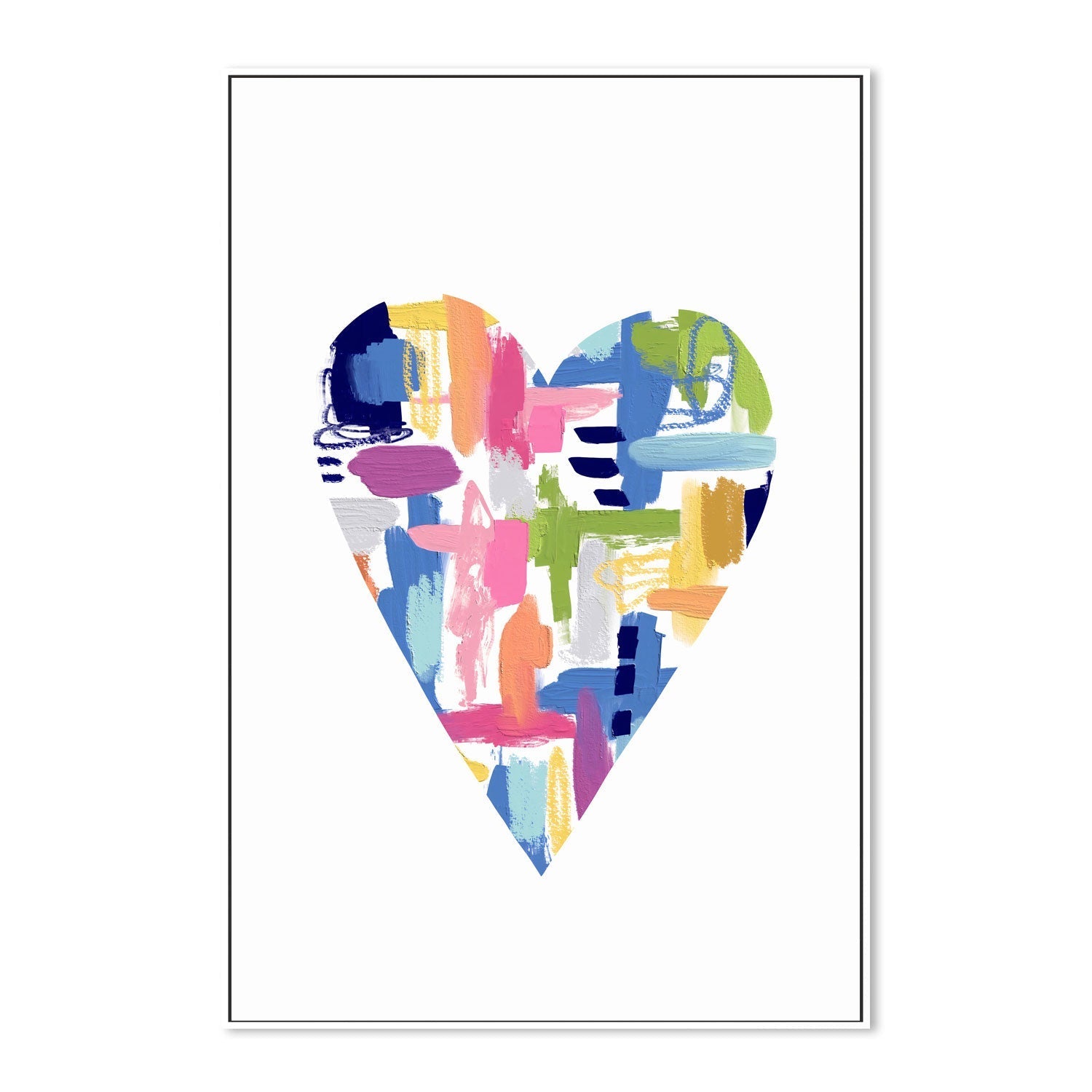 wall-art-print-canvas-poster-framed-Heart, Style C , By Lisa Nohren-5