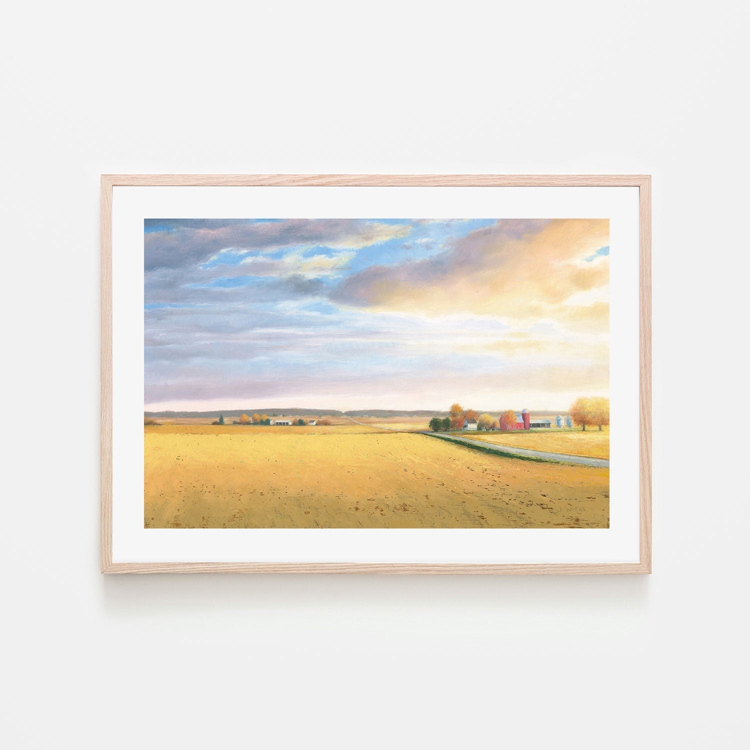 wall-art-print-canvas-poster-framed-Heartland Landscape, Style A-by-James Wiens-Gioia Wall Art