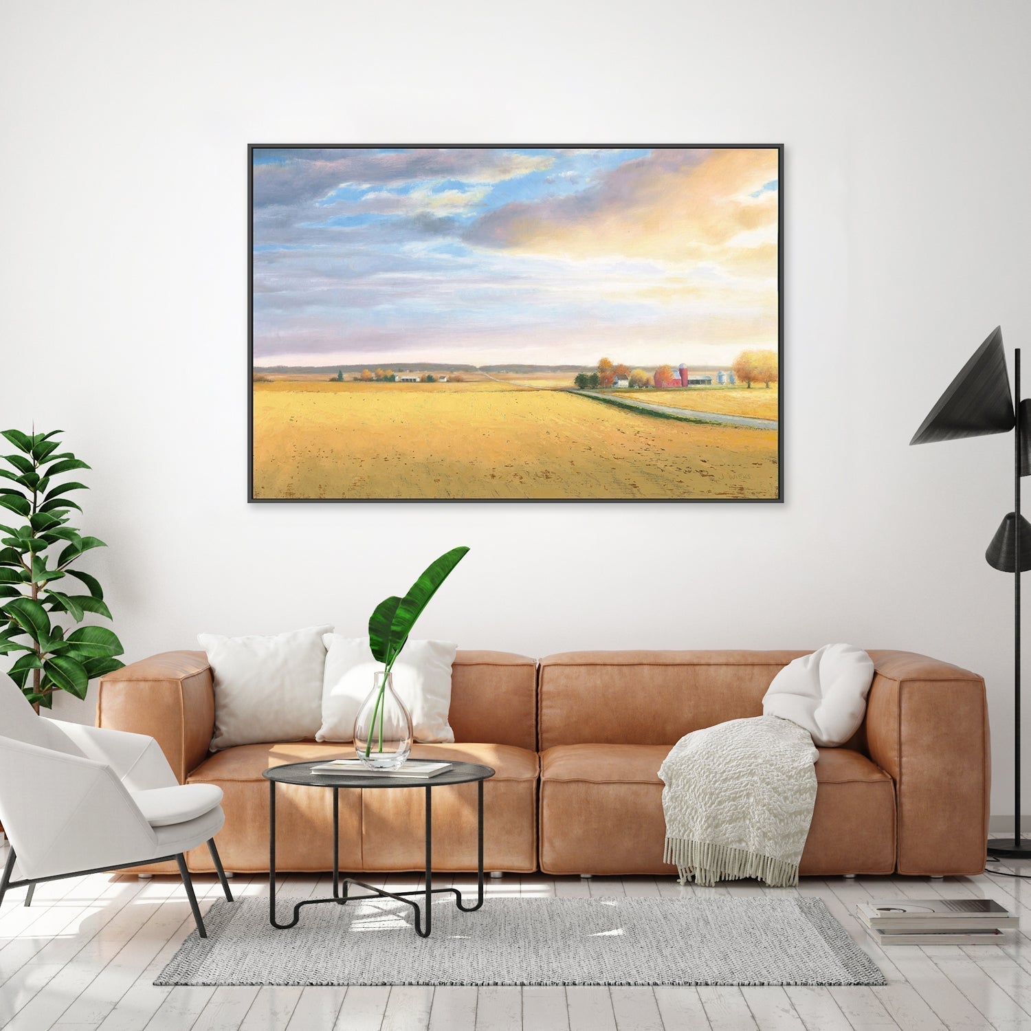 wall-art-print-canvas-poster-framed-Heartland Landscape, Style A-by-James Wiens-Gioia Wall Art