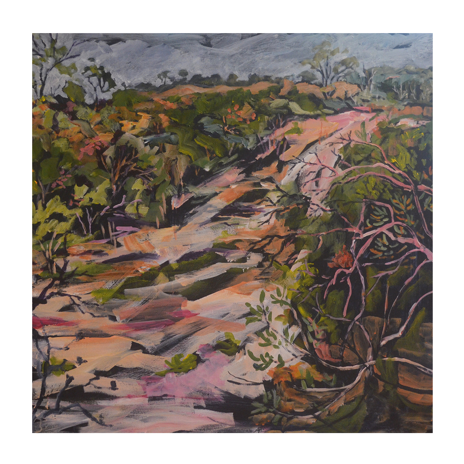 wall-art-print-canvas-poster-framed-Heathland , By Christine Read-1