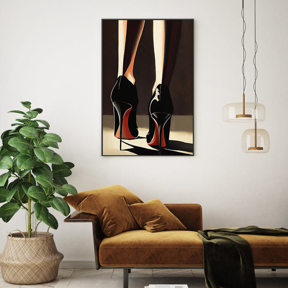 wall-art-print-canvas-poster-framed-Heels , By Treechild-GIOIA-WALL-ART