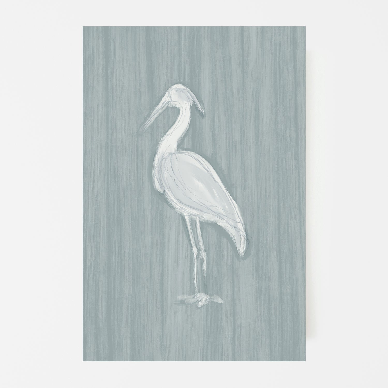 wall-art-print-canvas-poster-framed-Heron , By Jetty Home , By Jetty Home-1