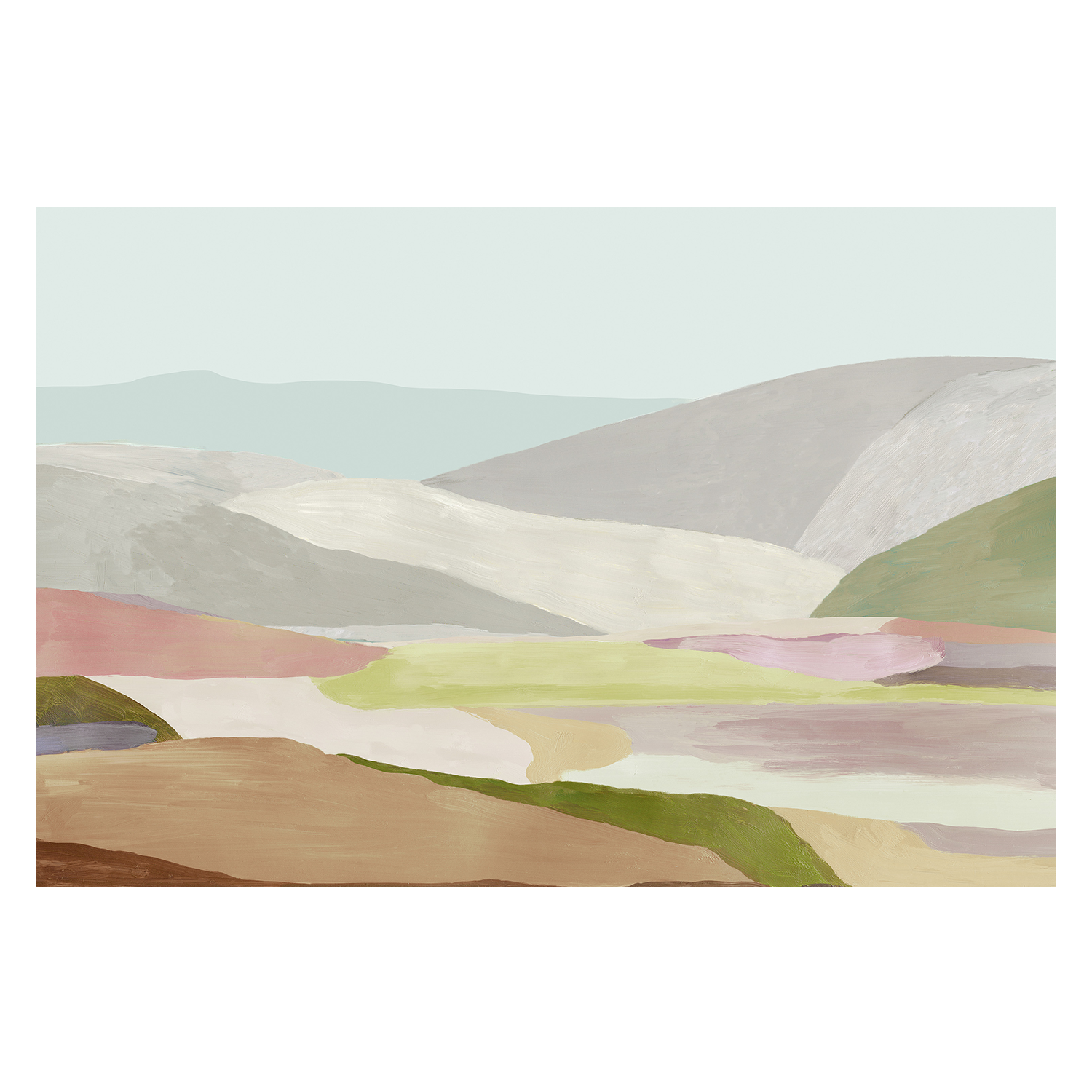wall-art-print-canvas-poster-framed-Hills Of Light , By Tom Reeves-1