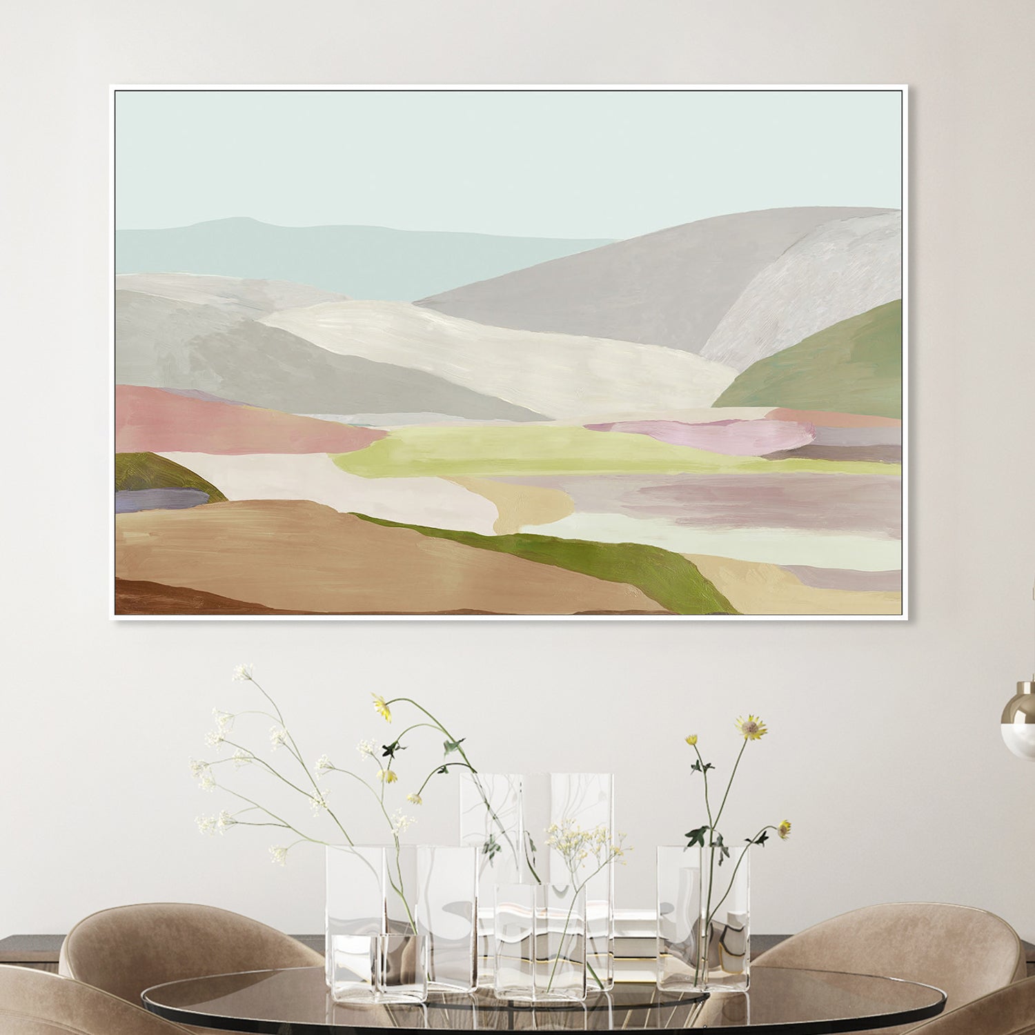 wall-art-print-canvas-poster-framed-Hills Of Light , By Tom Reeves-2