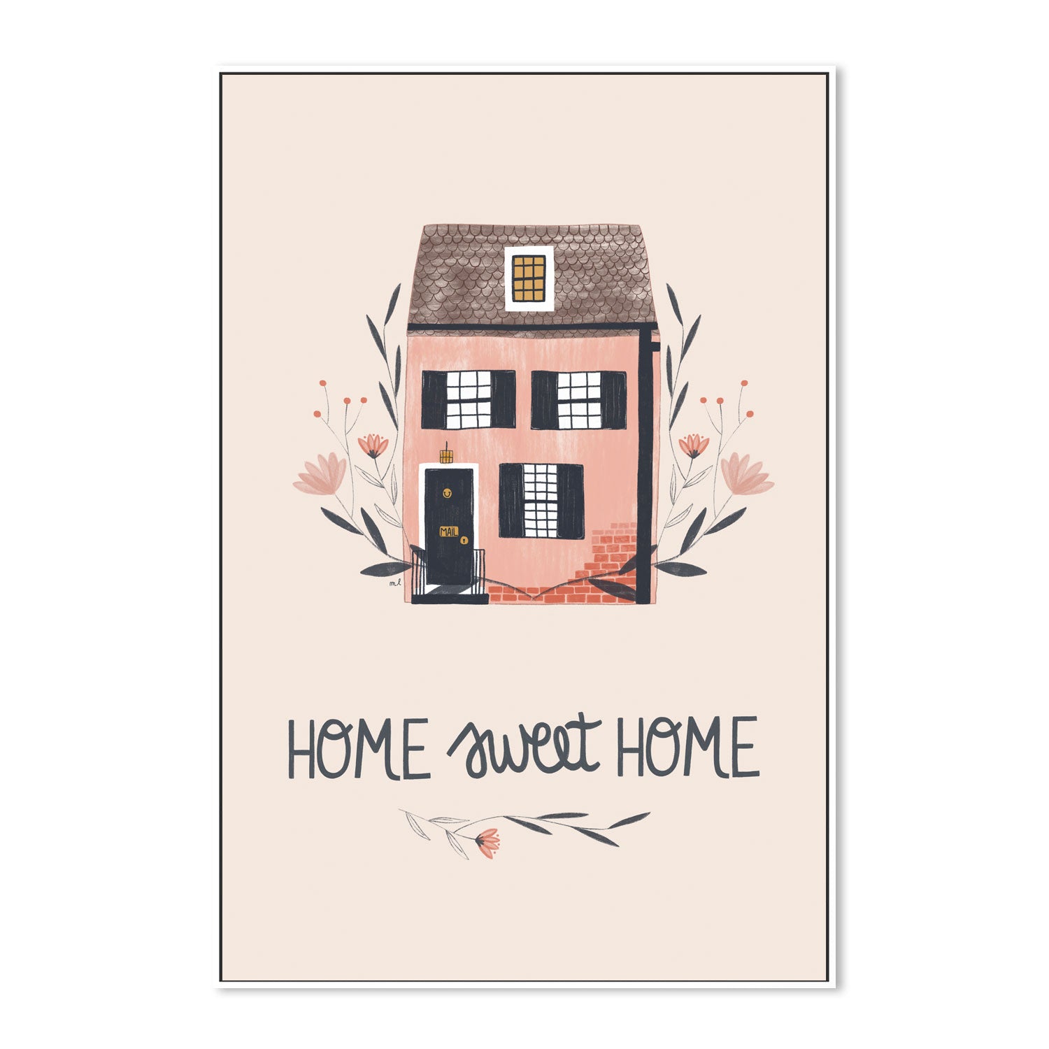wall-art-print-canvas-poster-framed-Home Sweet Home , By Menina Lisboa-5