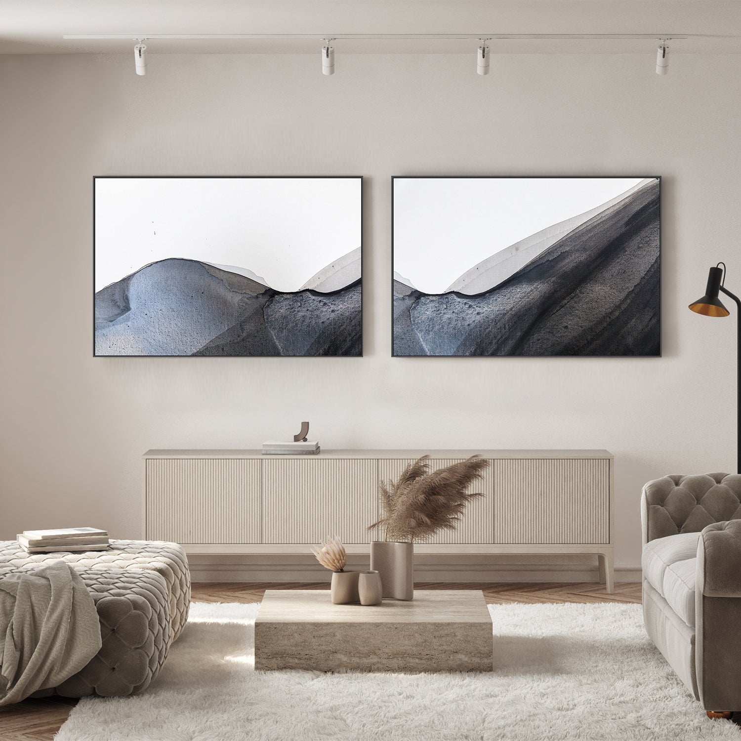 wall-art-print-canvas-poster-framed-Hope Pierces Through, Style A & B, Set Of 2 , By Cecelia Cheung-7