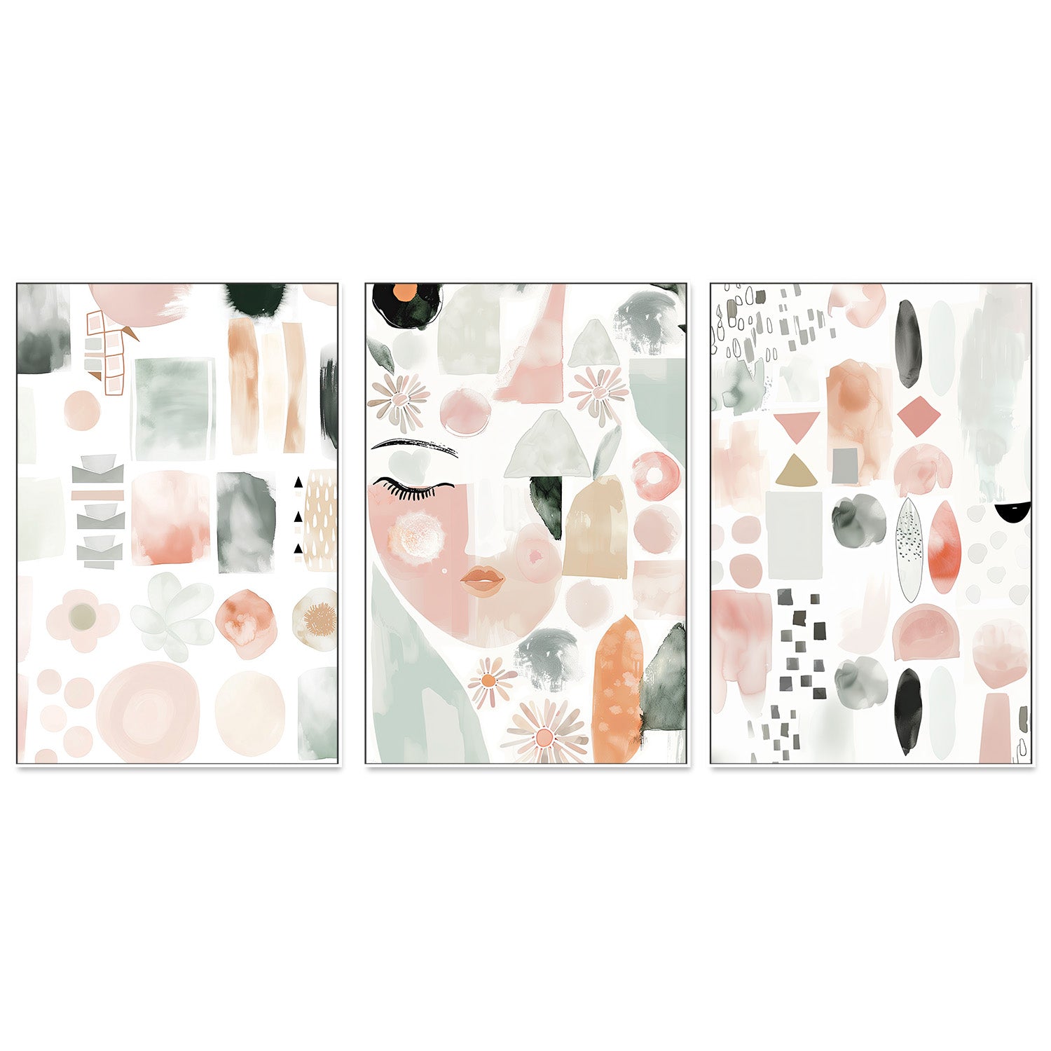 wall-art-print-canvas-poster-framed-Hope, Style A, B & C, Set Of 3 , By Bella Eve-5