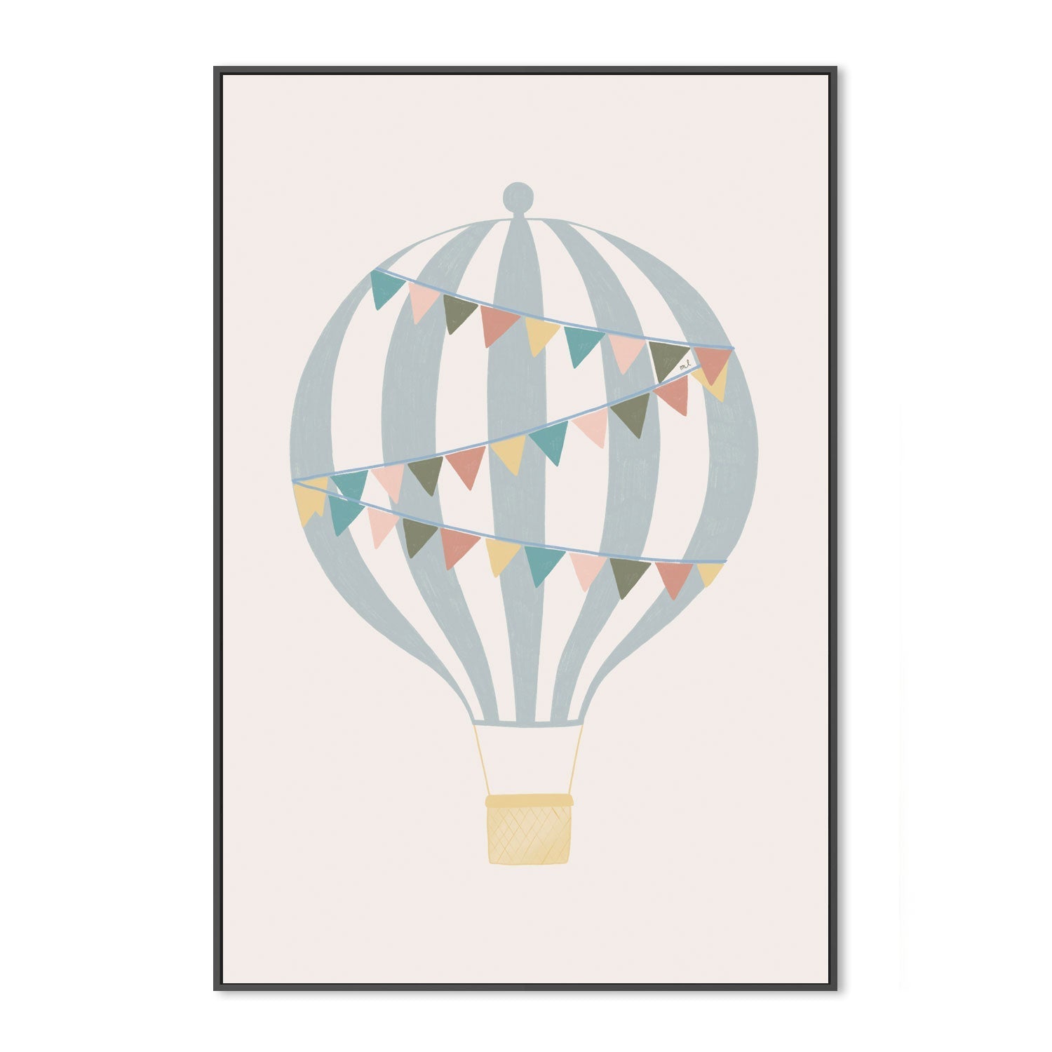 wall-art-print-canvas-poster-framed-Hot Air Balloon , By Menina Lisboa-3