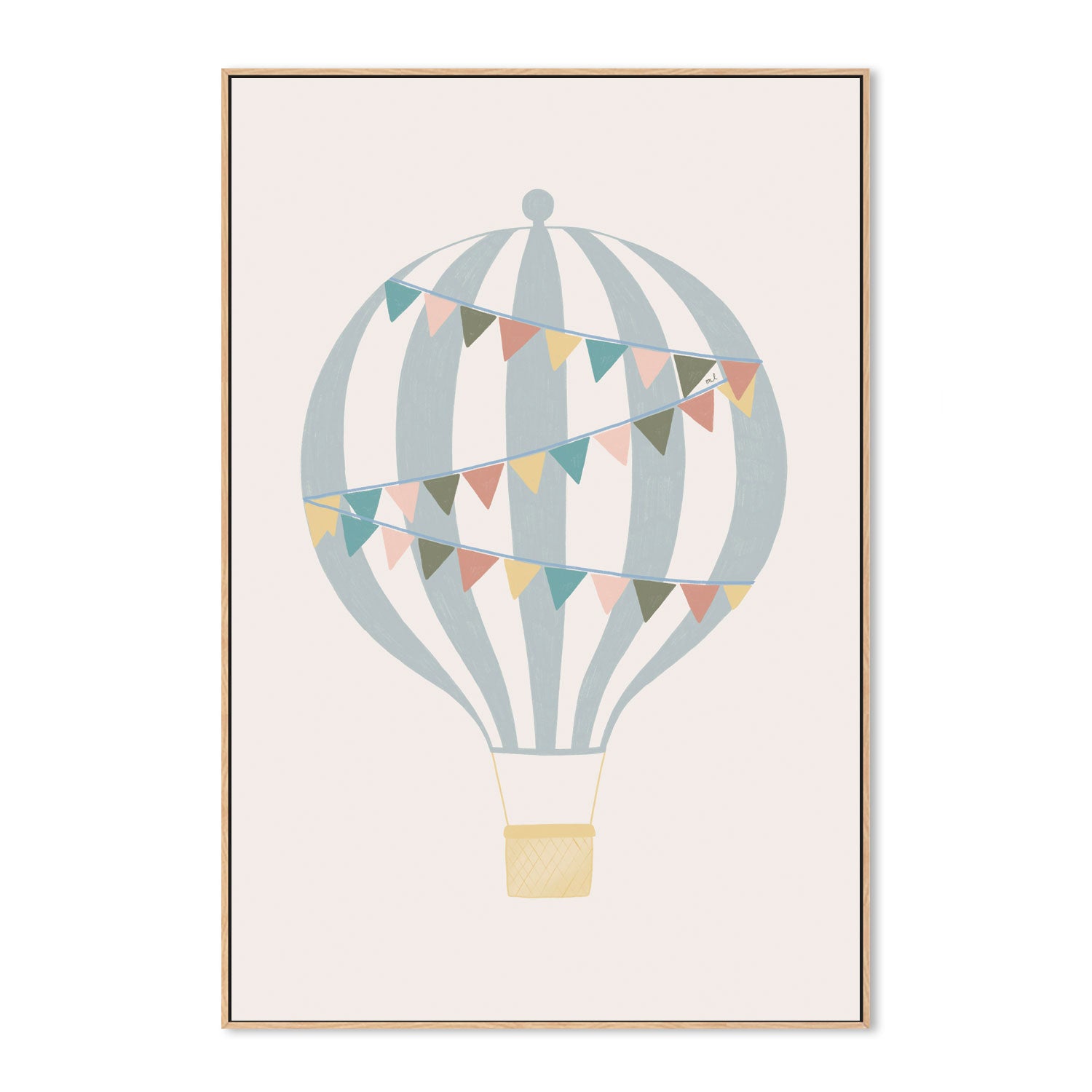 wall-art-print-canvas-poster-framed-Hot Air Balloon , By Menina Lisboa-4