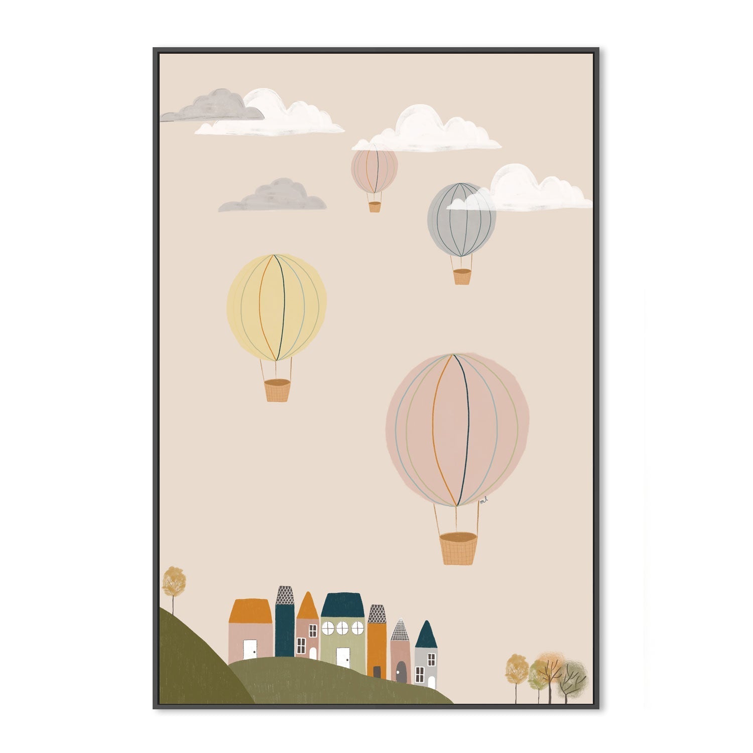 wall-art-print-canvas-poster-framed-Hot Air Balloons , By Menina Lisboa-3