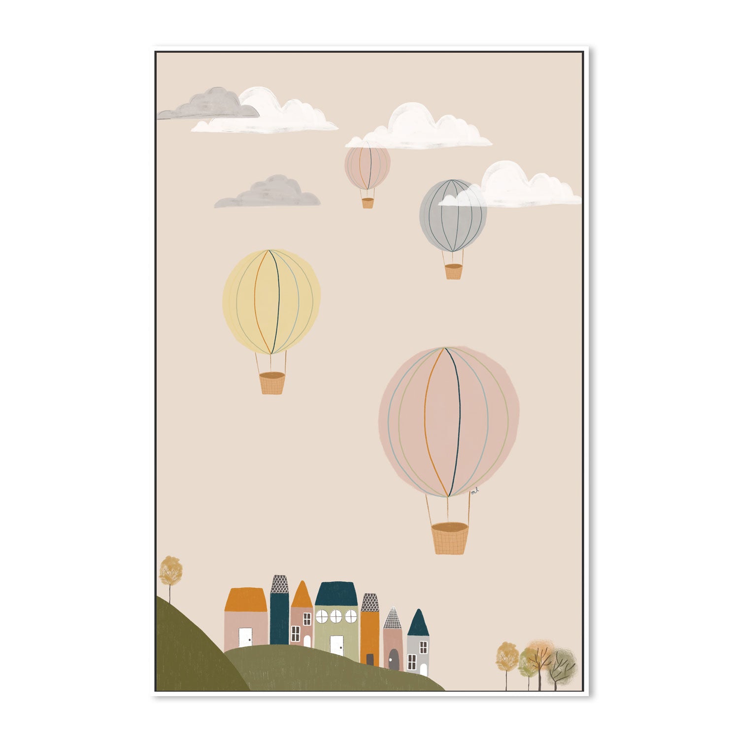 wall-art-print-canvas-poster-framed-Hot Air Balloons , By Menina Lisboa-5
