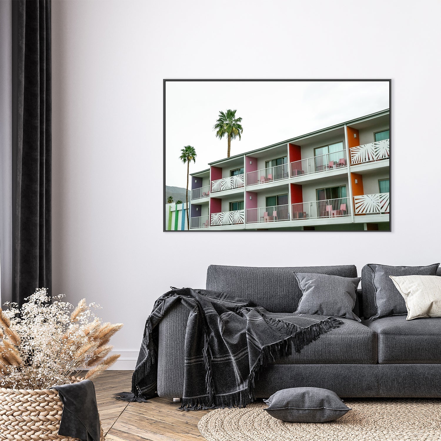 wall-art-print-canvas-poster-framed-Hotel Saguaro , By Tricia Brennan-8