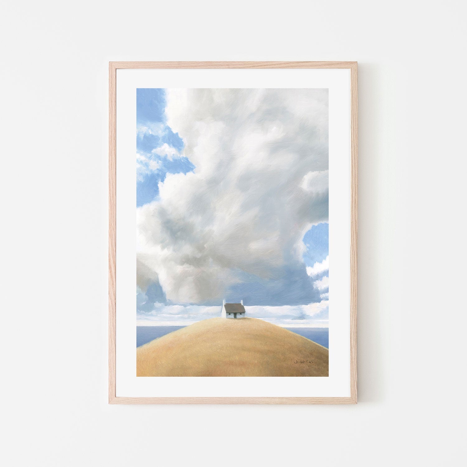 wall-art-print-canvas-poster-framed-House on the Hill-by-James Wiens-Gioia Wall Art