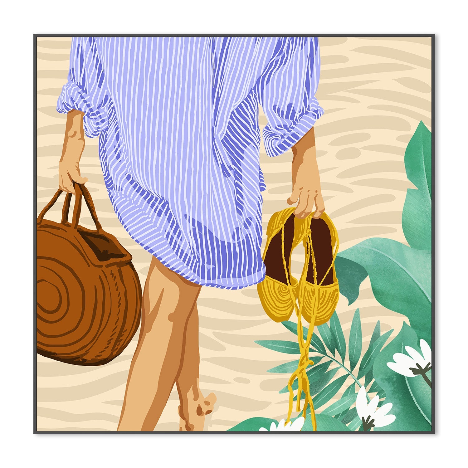 wall-art-print-canvas-poster-framed-I Followed My Heart a It Led Me To the Beach-3