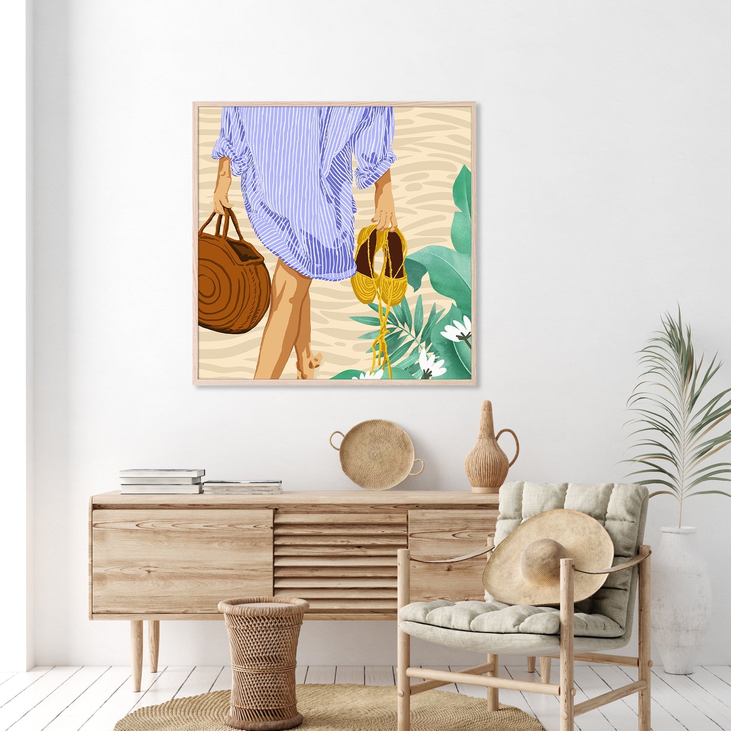 wall-art-print-canvas-poster-framed-I Followed My Heart a It Led Me To the Beach-9