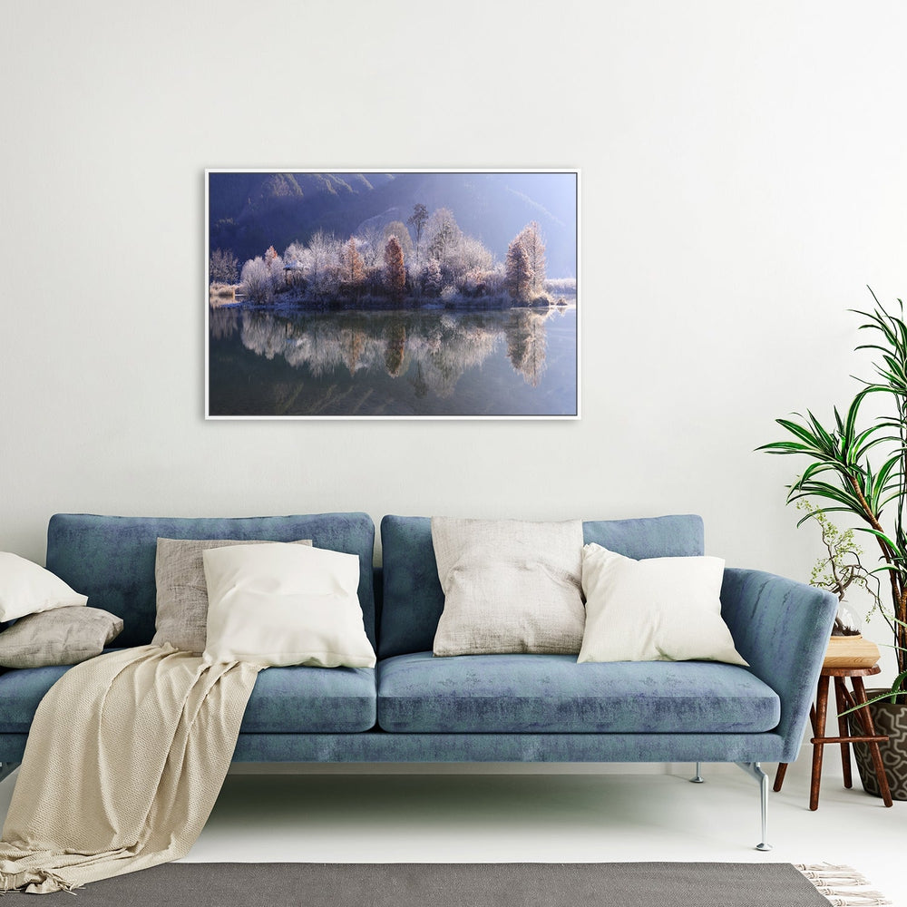 wall-art-print-canvas-poster-framed-Ice Island, By Tiger Seo-by-Plus X Studio-Gioia Wall Art