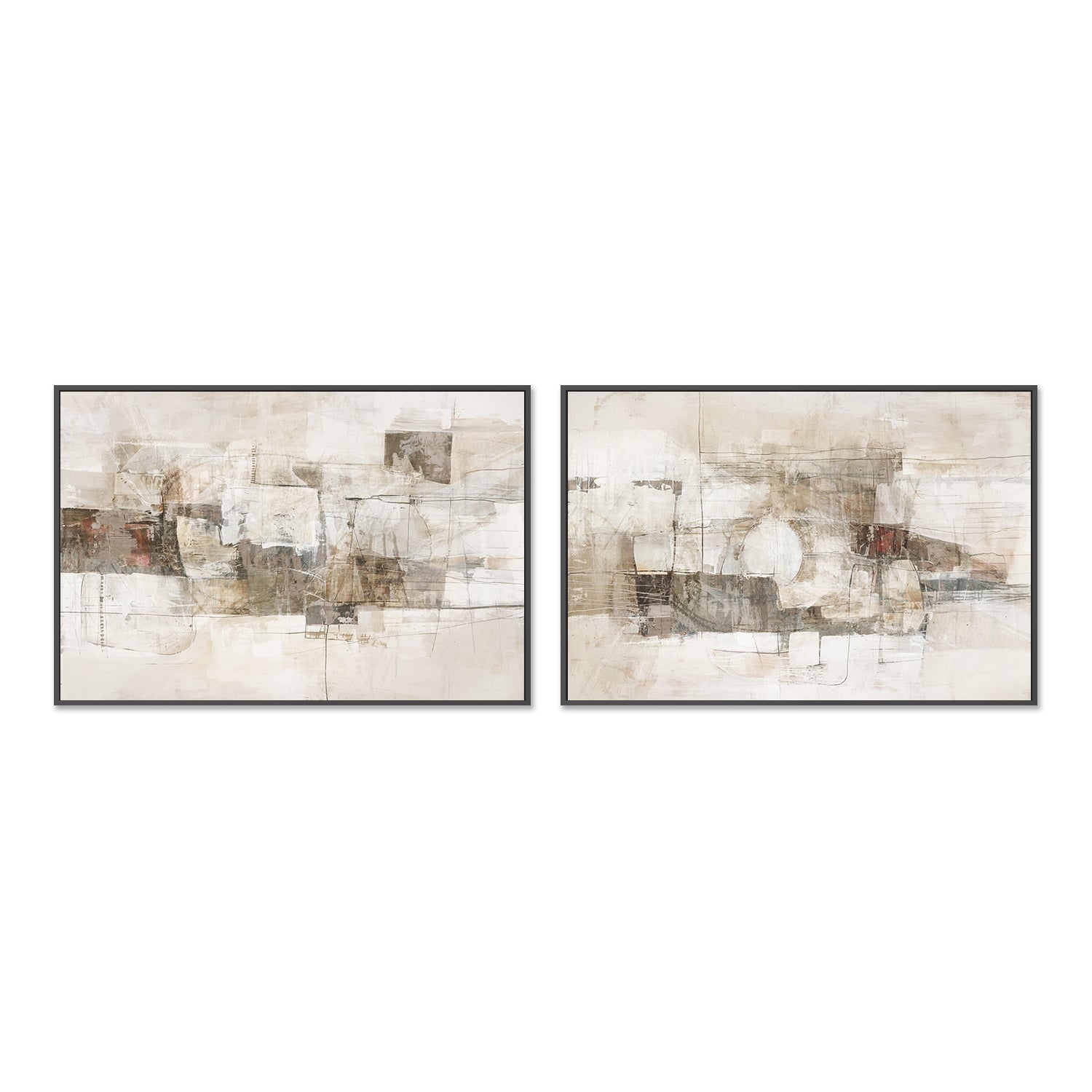 wall-art-print-canvas-poster-framed-Illuminate, Style A & B, Set Of 2, By Nina Blue , By Nina Blue-3