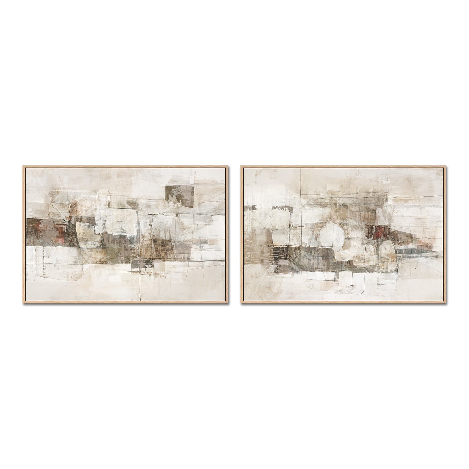wall-art-print-canvas-poster-framed-Illuminate, Style A & B, Set Of 2, By Nina Blue , By Nina Blue-4