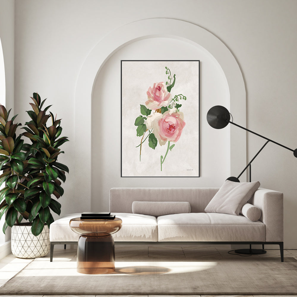 wall-art-print-canvas-poster-framed-Impressionist Garden Neutral Style A , By Danhui Nai-GIOIA-WALL-ART