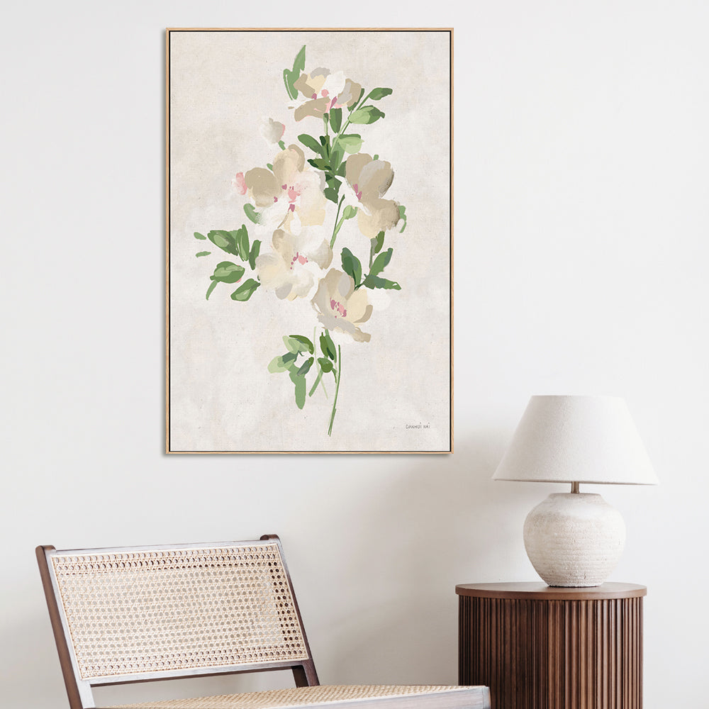 wall-art-print-canvas-poster-framed-Impressionist Garden Neutral, Style B , By Danhui Nai-GIOIA-WALL-ART