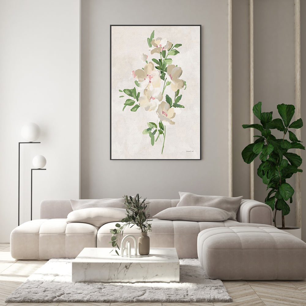 wall-art-print-canvas-poster-framed-Impressionist Garden Neutral, Style B , By Danhui Nai-GIOIA-WALL-ART