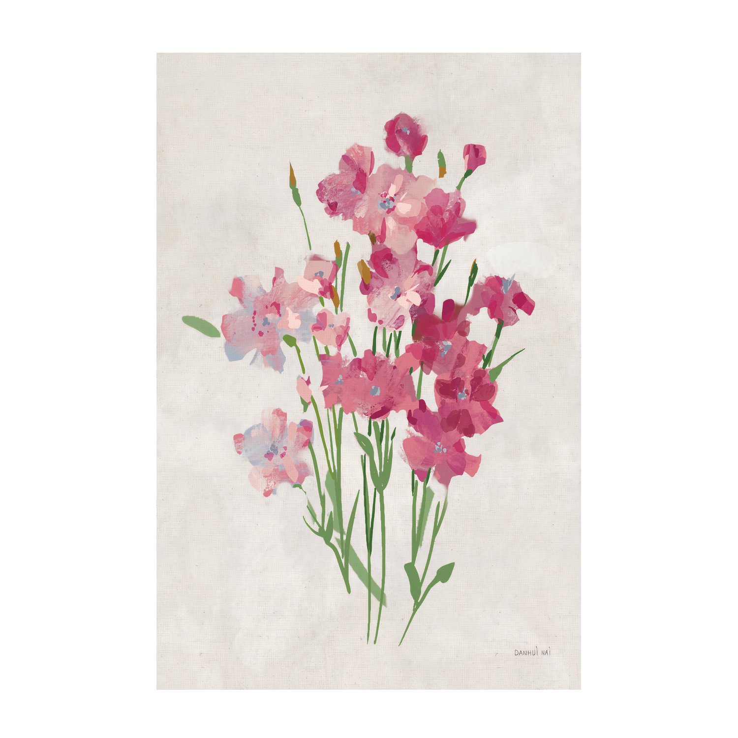 wall-art-print-canvas-poster-framed-Impressionist Garden Neutral, Style C , By Danhui Nai-GIOIA-WALL-ART