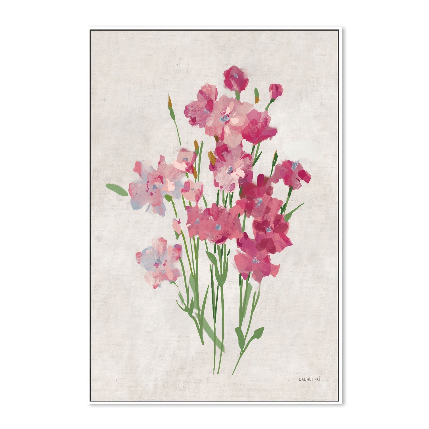 wall-art-print-canvas-poster-framed-Impressionist Garden Neutral, Style C , By Danhui Nai-GIOIA-WALL-ART