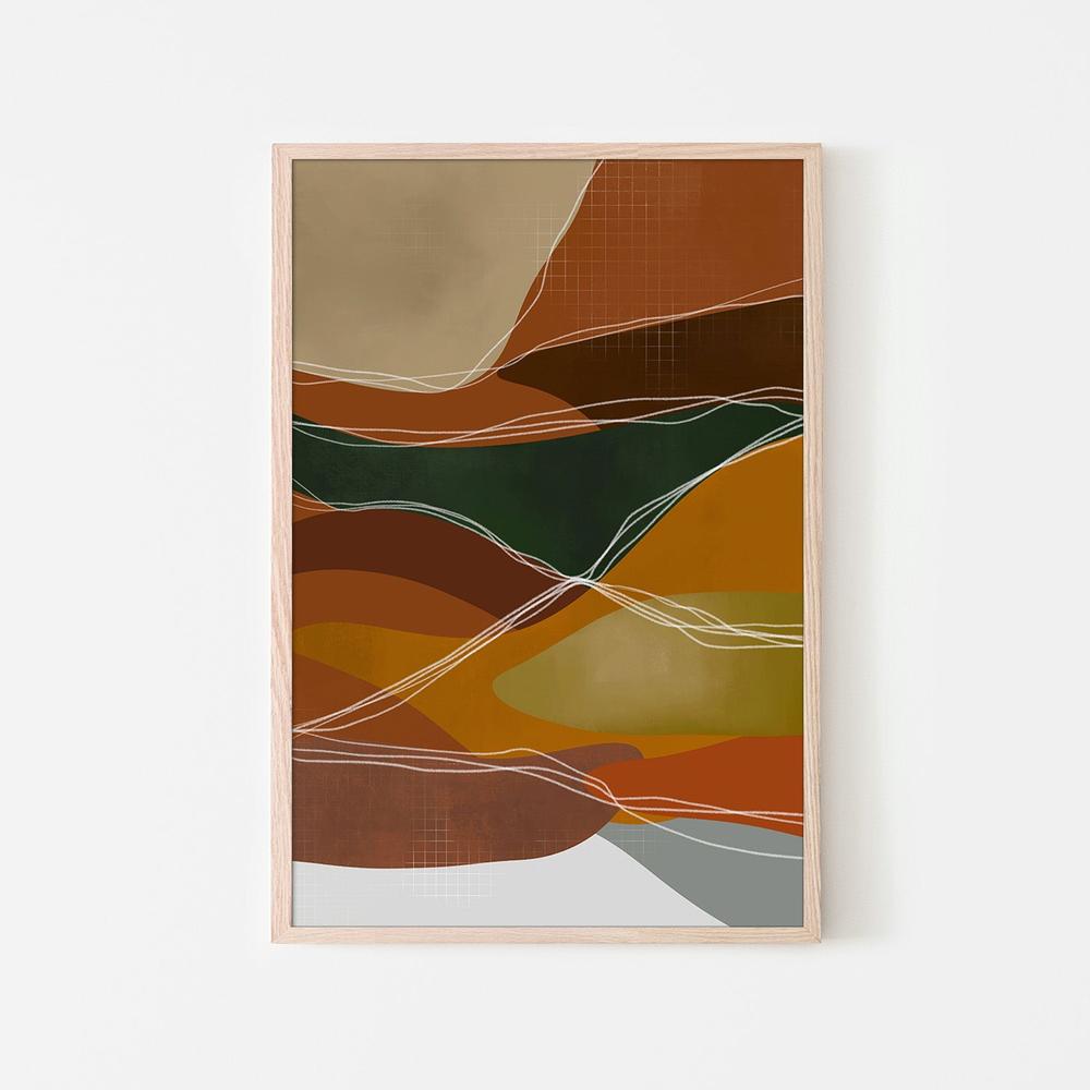 wall-art-print-canvas-poster-framed-In between tones, Style A-6