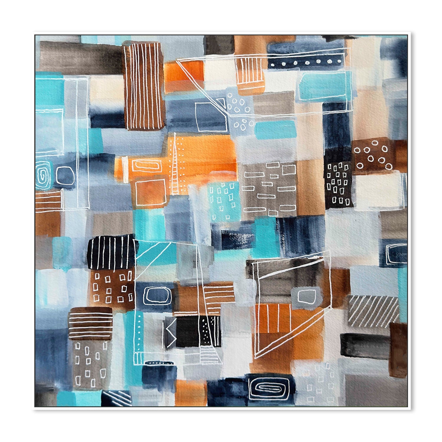 wall-art-print-canvas-poster-framed-In Blue-5