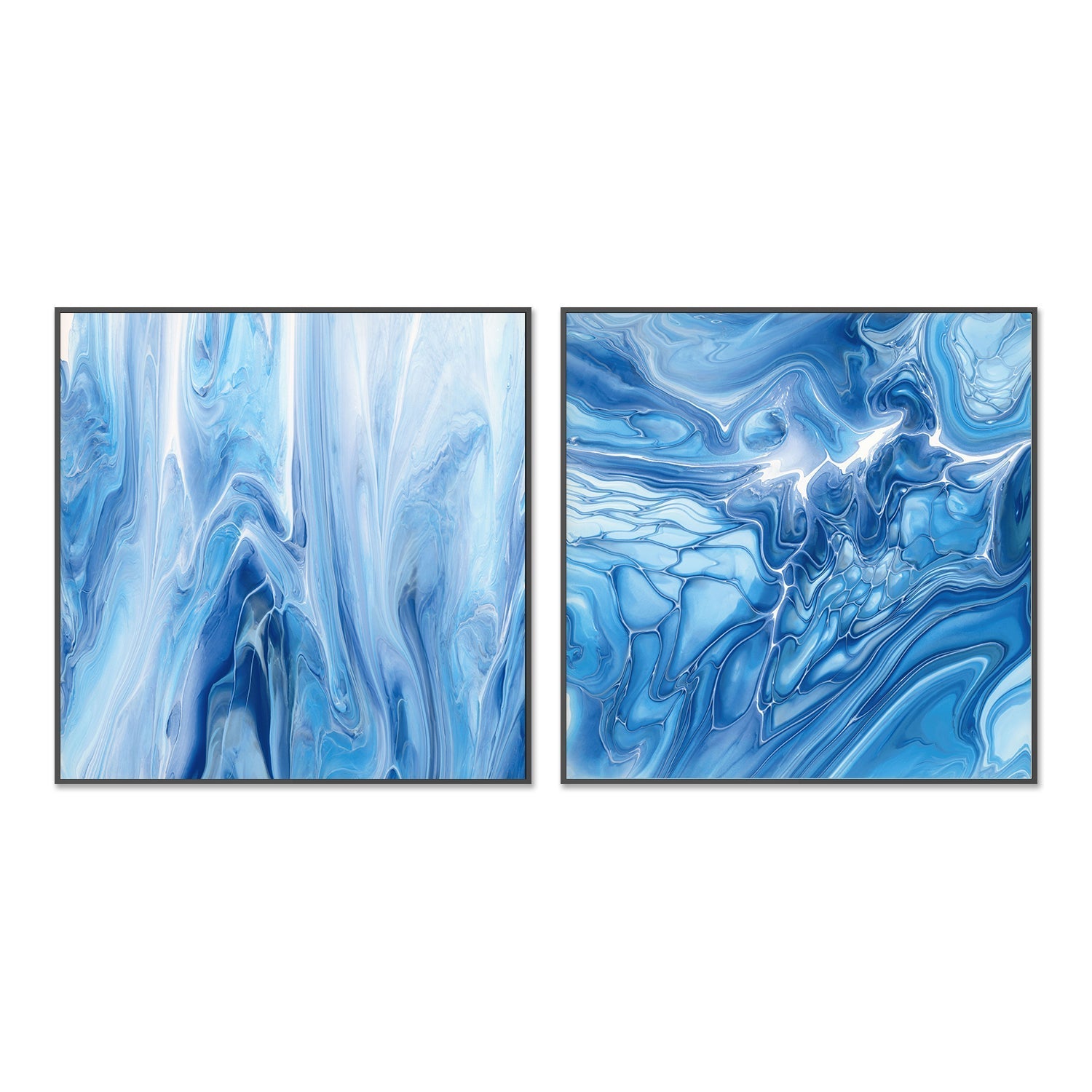 wall-art-print-canvas-poster-framed-In Motion , Style A & B, Set Of 2, By Cathy Anderson , By Cathy Anderson-3