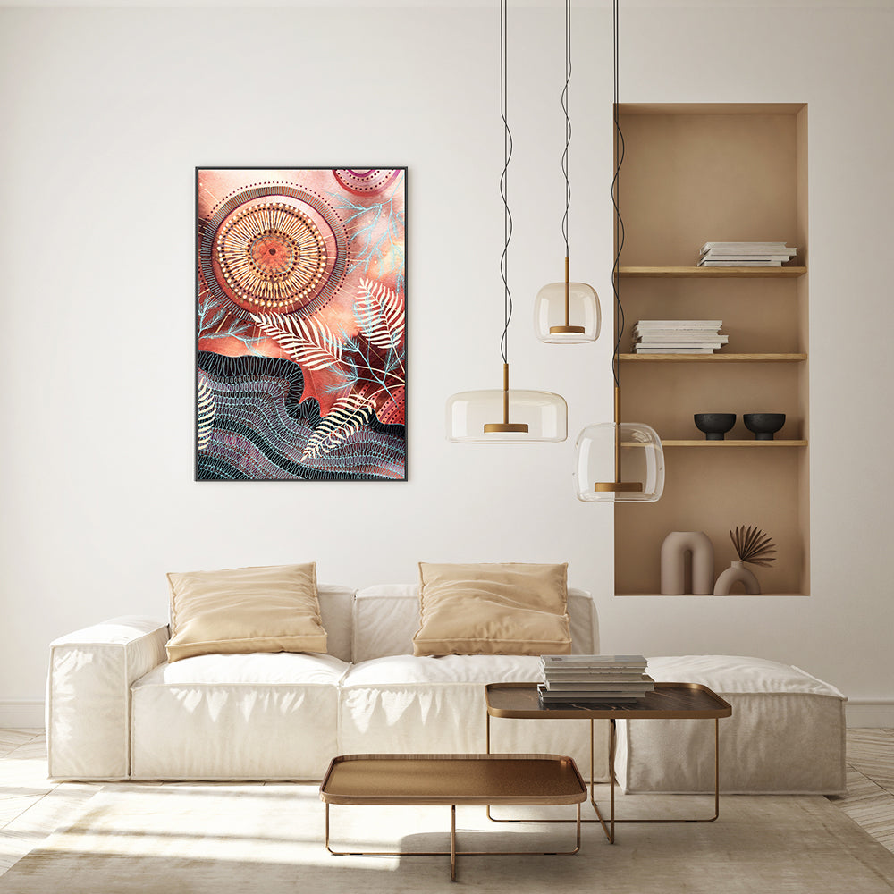 wall-art-print-canvas-poster-framed-In the Beginning , By Sarah Carlton Art-GIOIA-WALL-ART