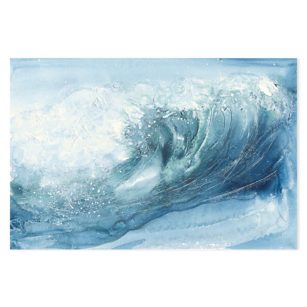 wall-art-print-canvas-poster-framed-In the Blue, Style C-by-Chris Paschke-Gioia Wall Art