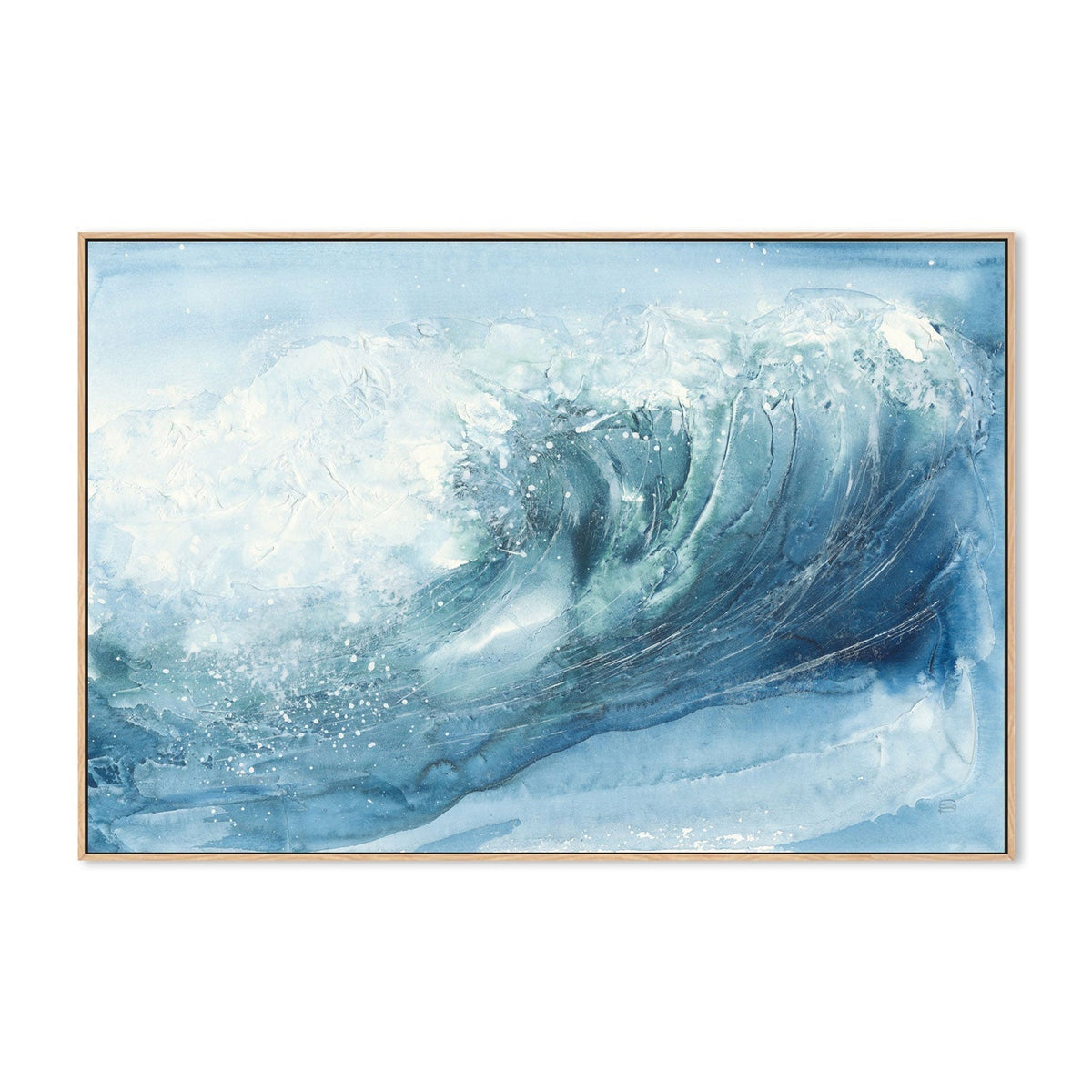 wall-art-print-canvas-poster-framed-In the Blue, Style C-by-Chris Paschke-Gioia Wall Art