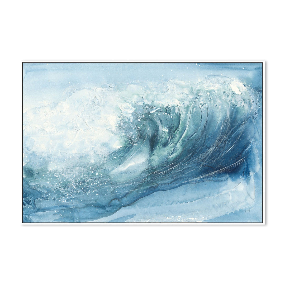 wall-art-print-canvas-poster-framed-In the Blue, Style C-by-Chris Paschke-Gioia Wall Art