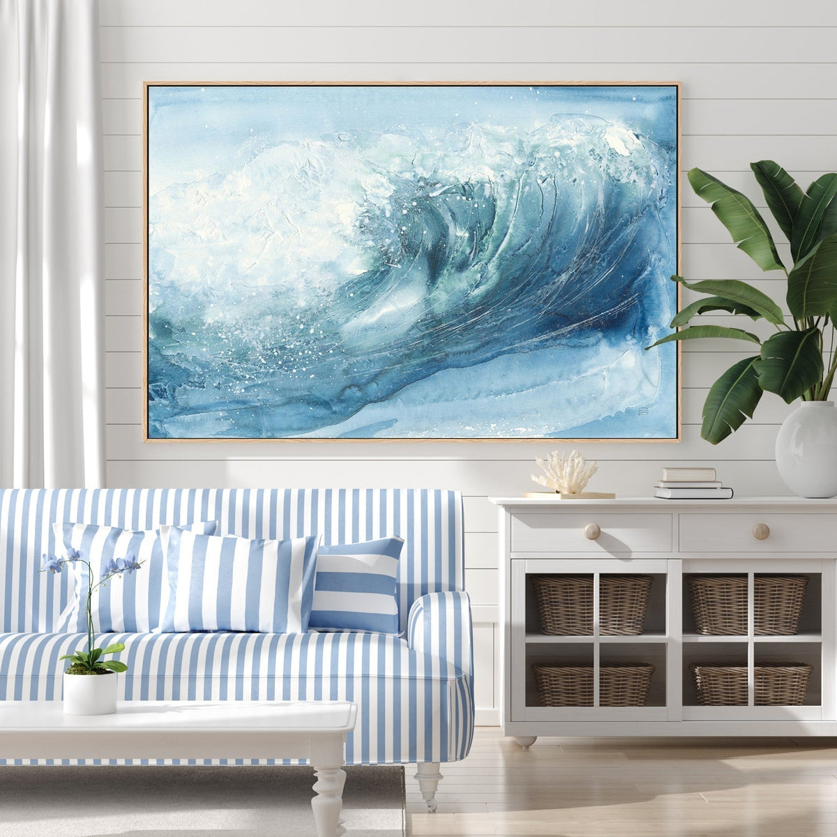 wall-art-print-canvas-poster-framed-In the Blue, Style C-by-Chris Paschke-Gioia Wall Art