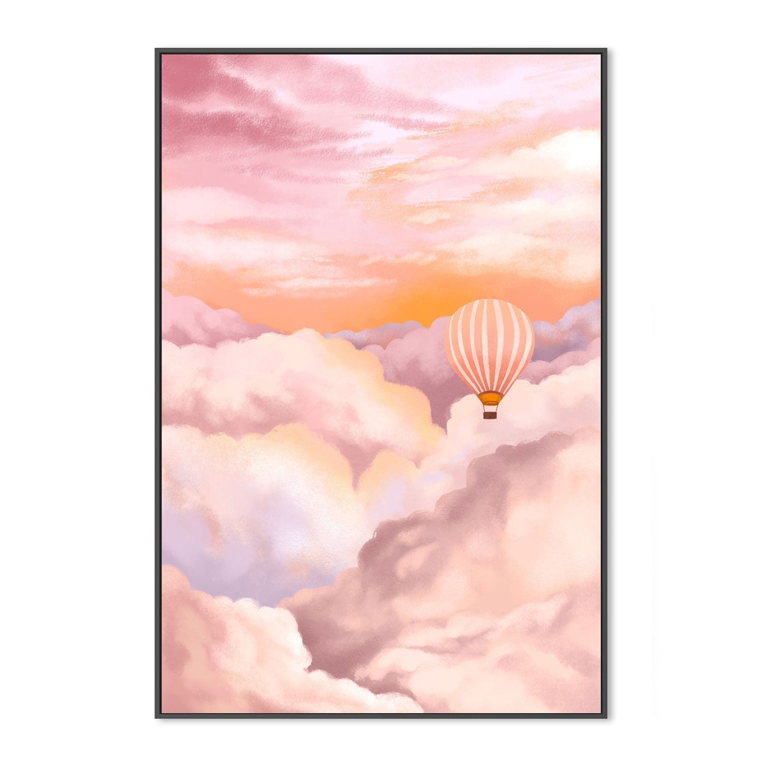 wall-art-print-canvas-poster-framed-In The Clouds, By Goed Blauw-GIOIA-WALL-ART