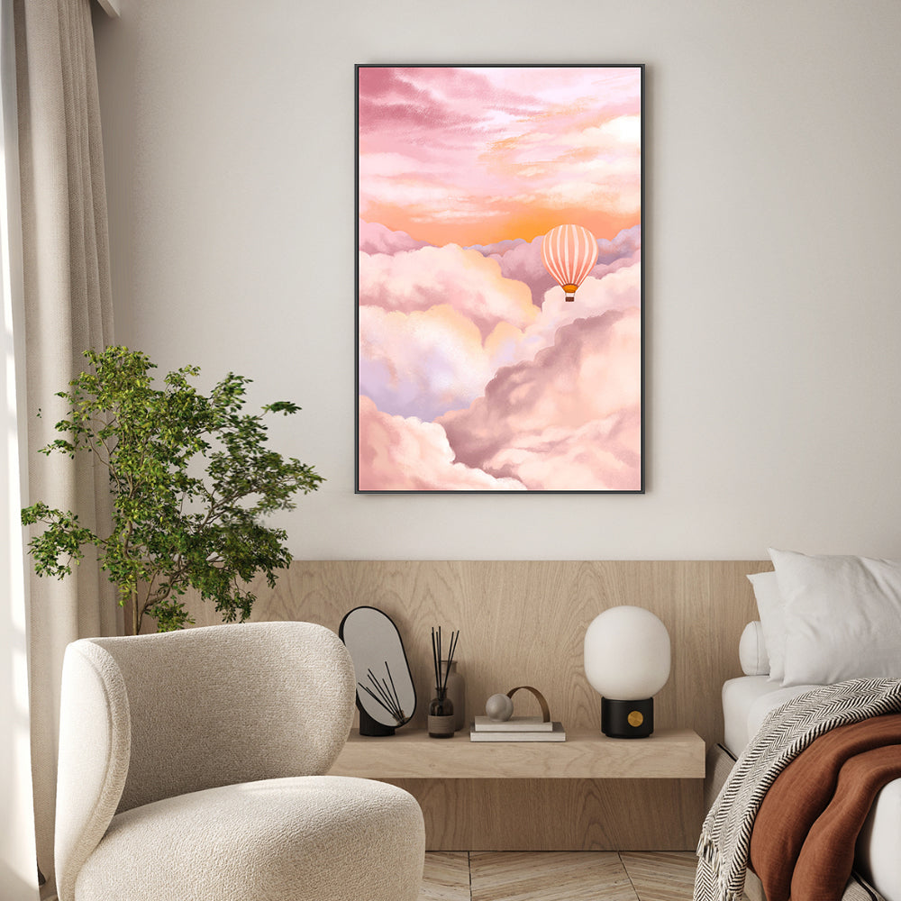 wall-art-print-canvas-poster-framed-In The Clouds, By Goed Blauw-GIOIA-WALL-ART