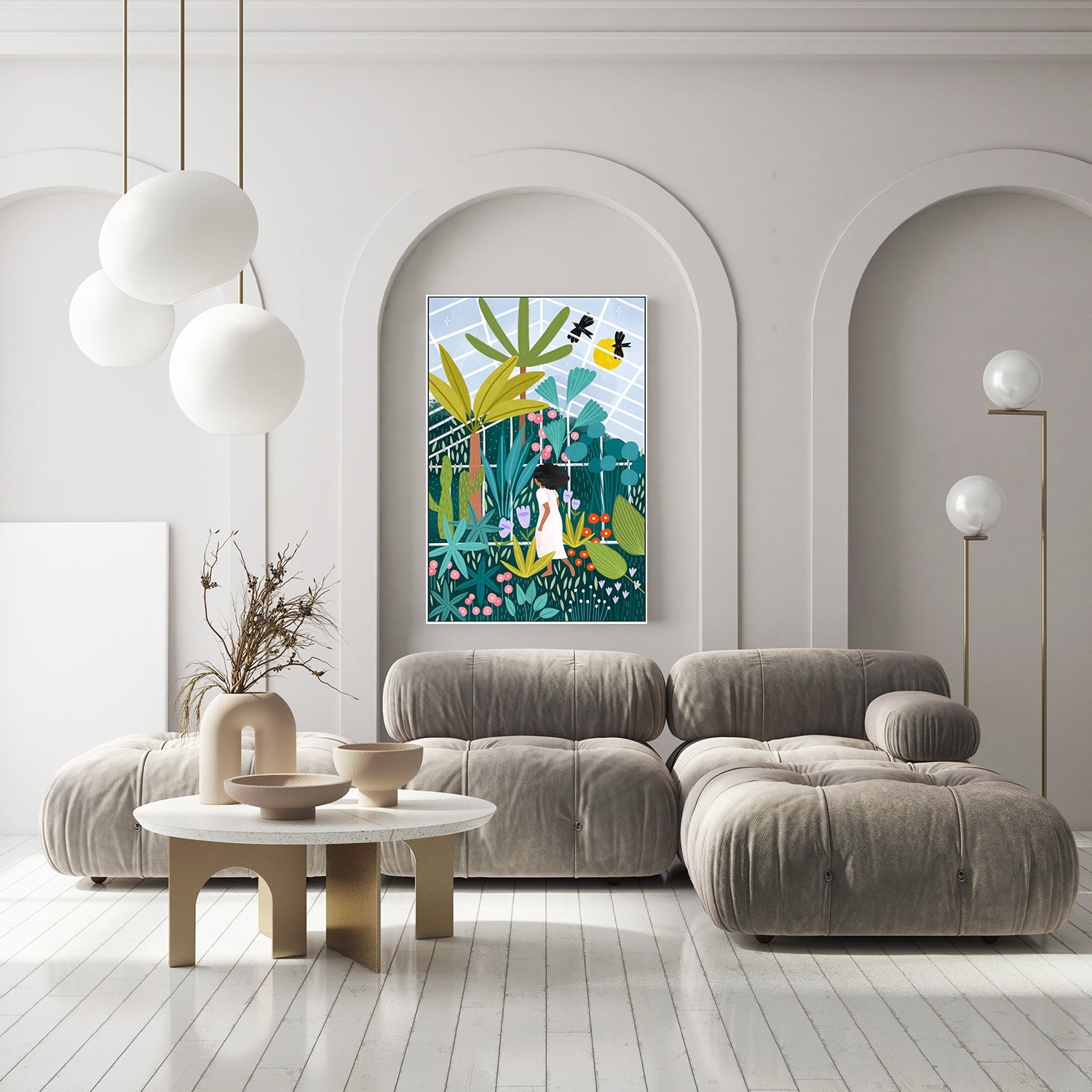 wall-art-print-canvas-poster-framed-In the Green House-7
