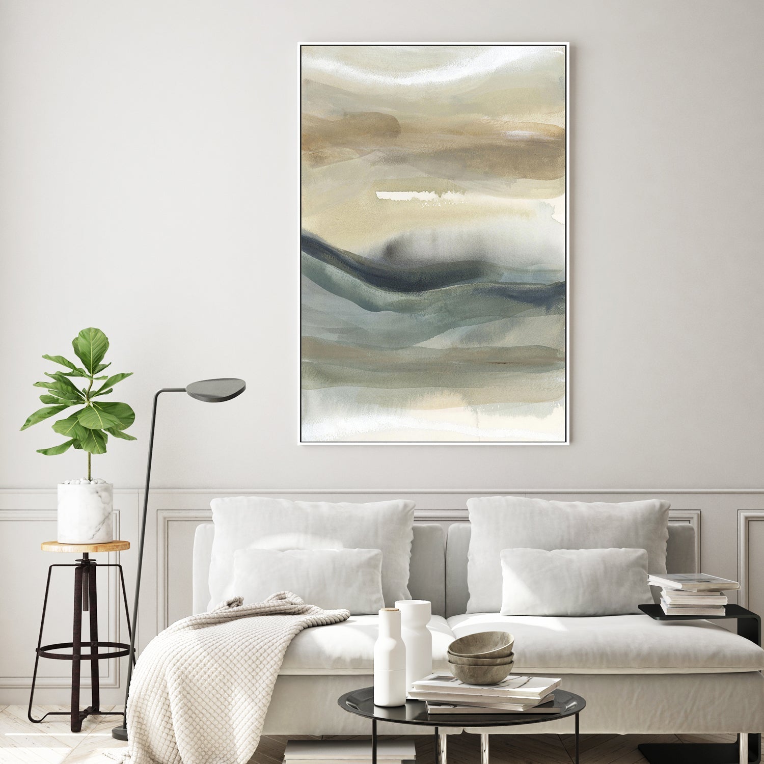 wall-art-print-canvas-poster-framed-In The Shadows, Style D-by-Emily Wood-Gioia Wall Art