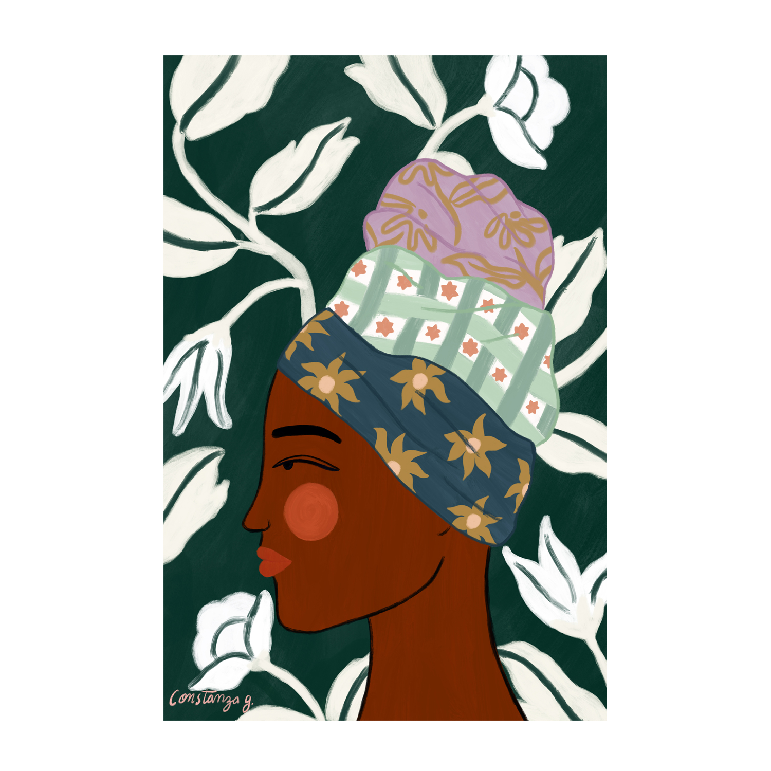 wall-art-print-canvas-poster-framed-Indi , By Constanza Goeppinger-1