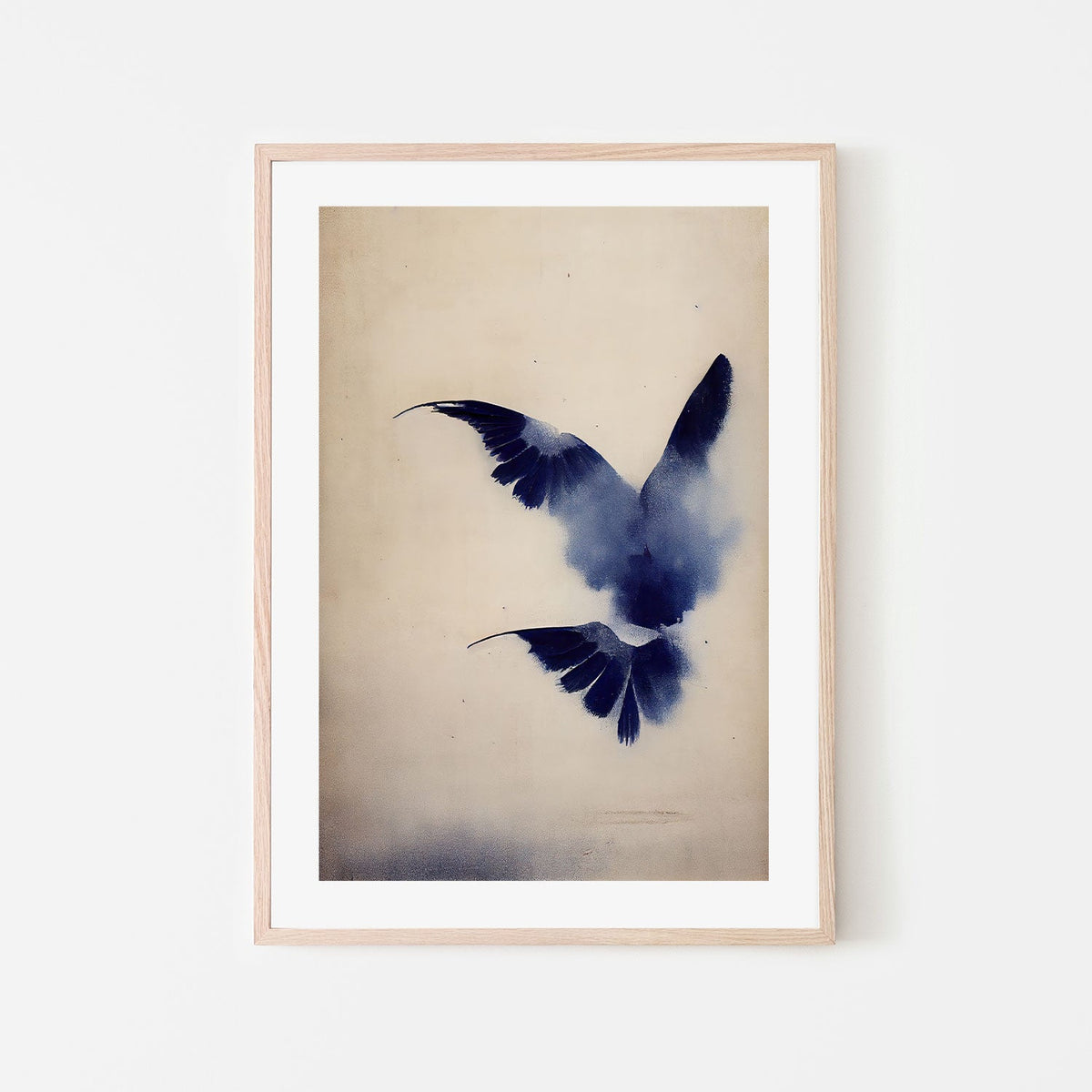wall-art-print-canvas-poster-framed-Indigo Bird , By Treechild-GIOIA-WALL-ART