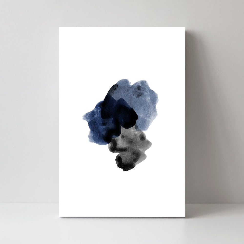 wall-art-print-canvas-poster-framed-Indigo Black, Style A-by-Danushka Abeygoda-Gioia Wall Art