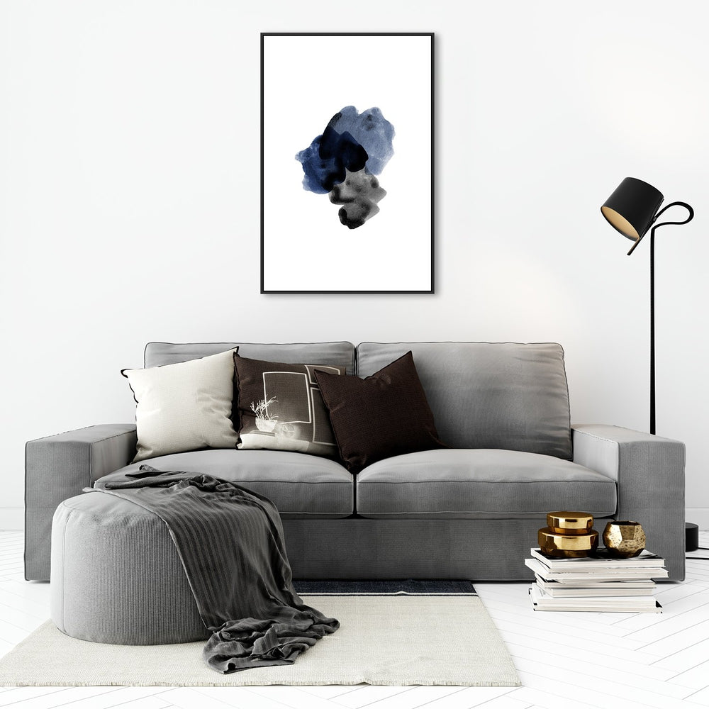 wall-art-print-canvas-poster-framed-Indigo Black, Style A-by-Danushka Abeygoda-Gioia Wall Art