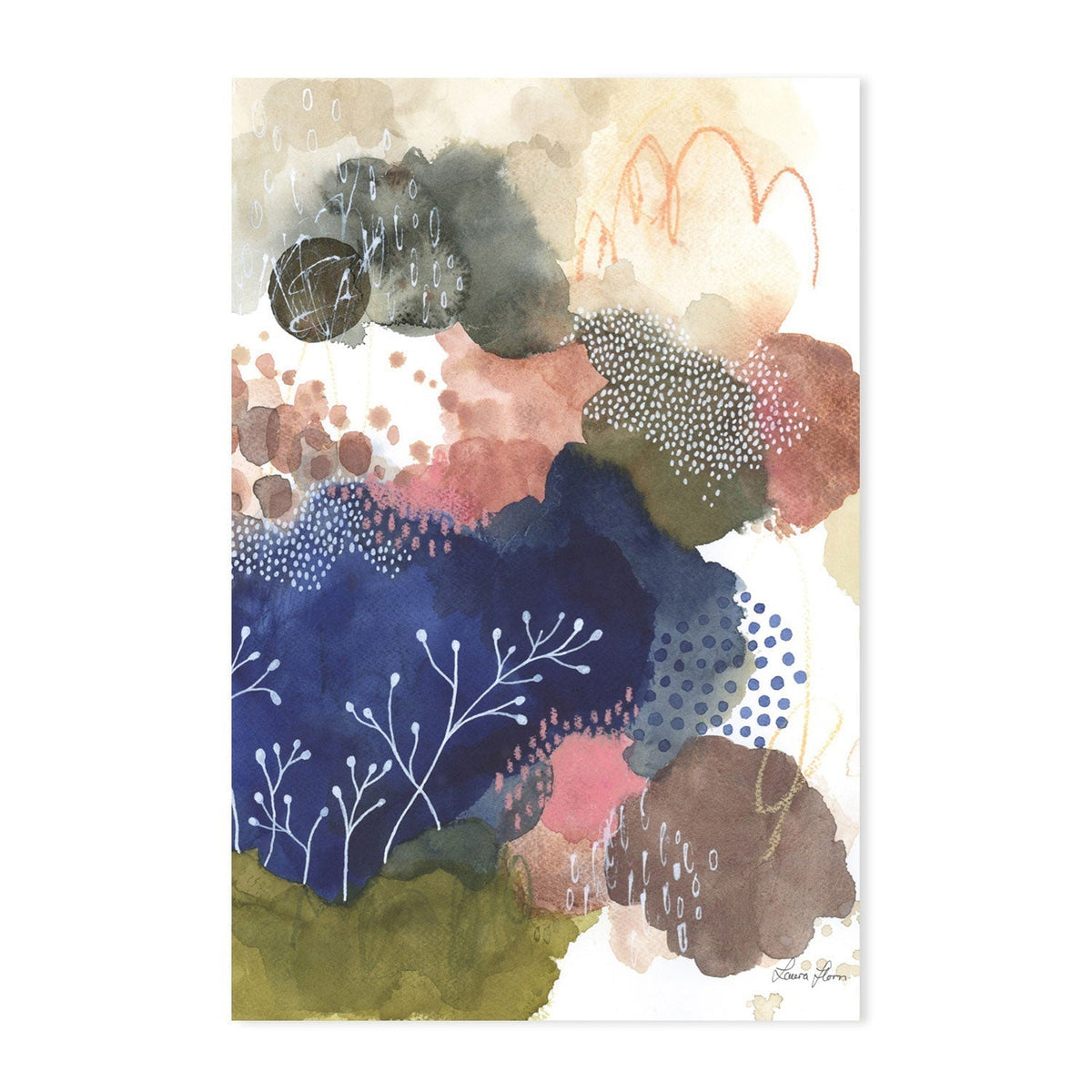 wall-art-print-canvas-poster-framed-Indigo Bliss, Style A-by-Laura Horn-Gioia Wall Art