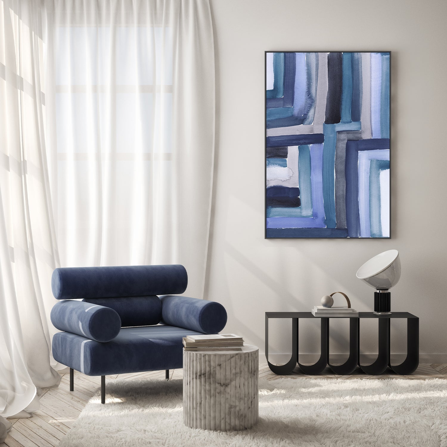 wall-art-print-canvas-poster-framed-Indigo Mirage , By Aubrey-7