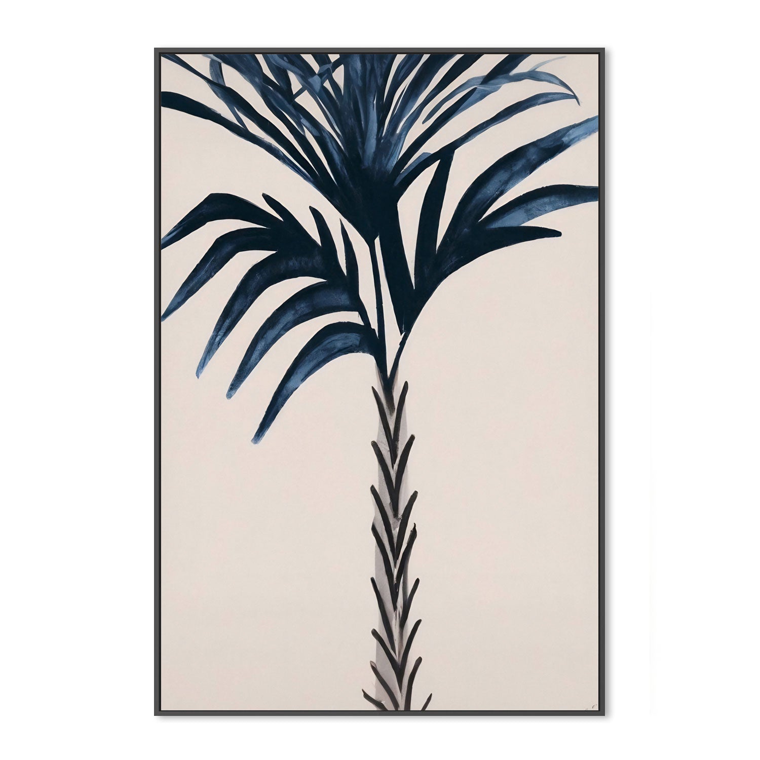 wall-art-print-canvas-poster-framed-Indigo Palm Love , By Pictufy-3